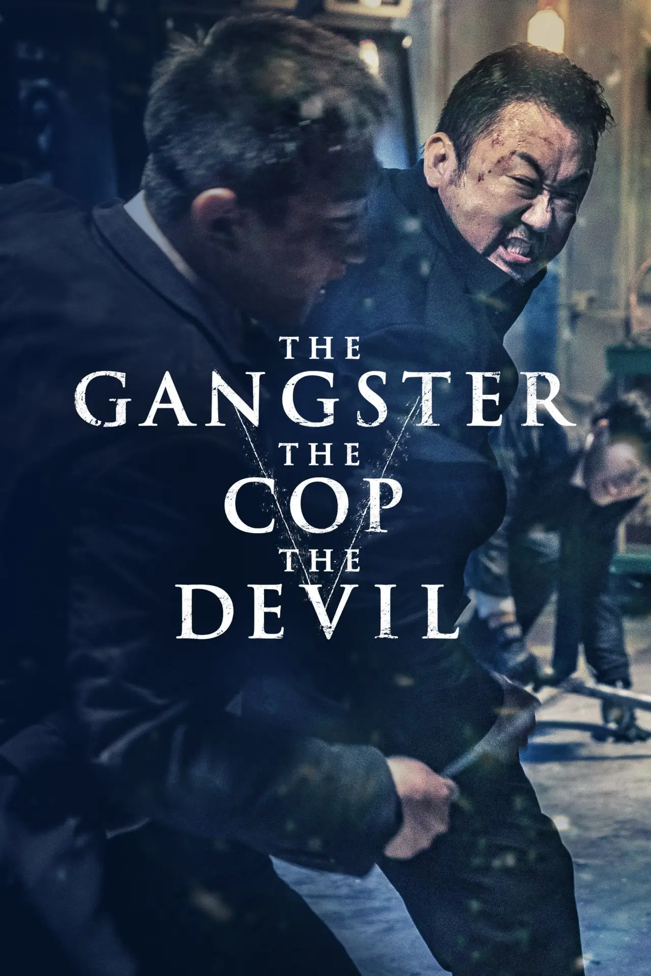Plakat filmowy "Gangster, Glina i Diabeł"