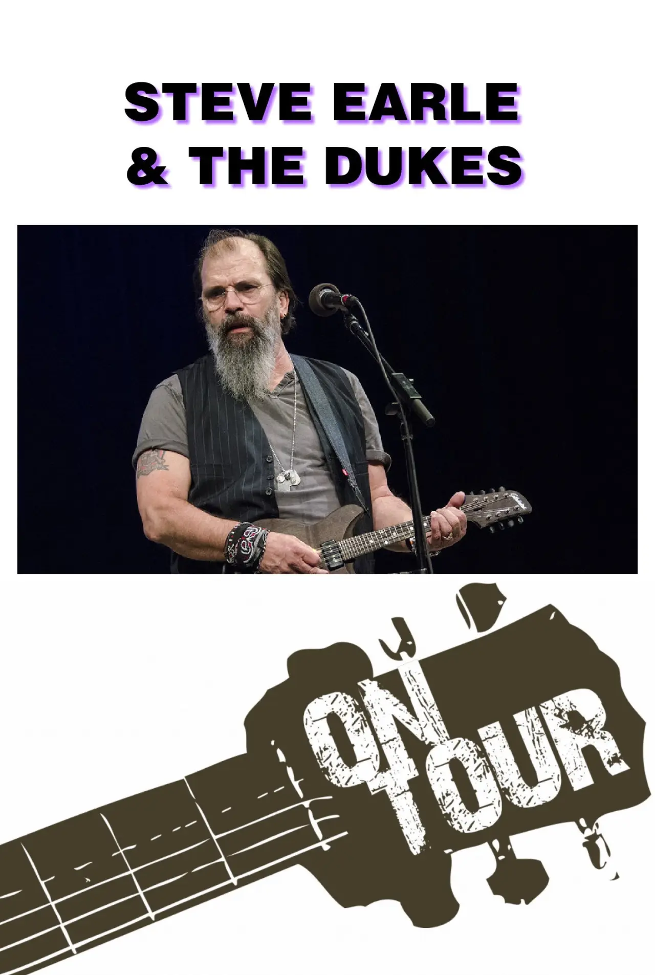 Plakat filmowy "On Tour: Steve Earle & The Dukes"
