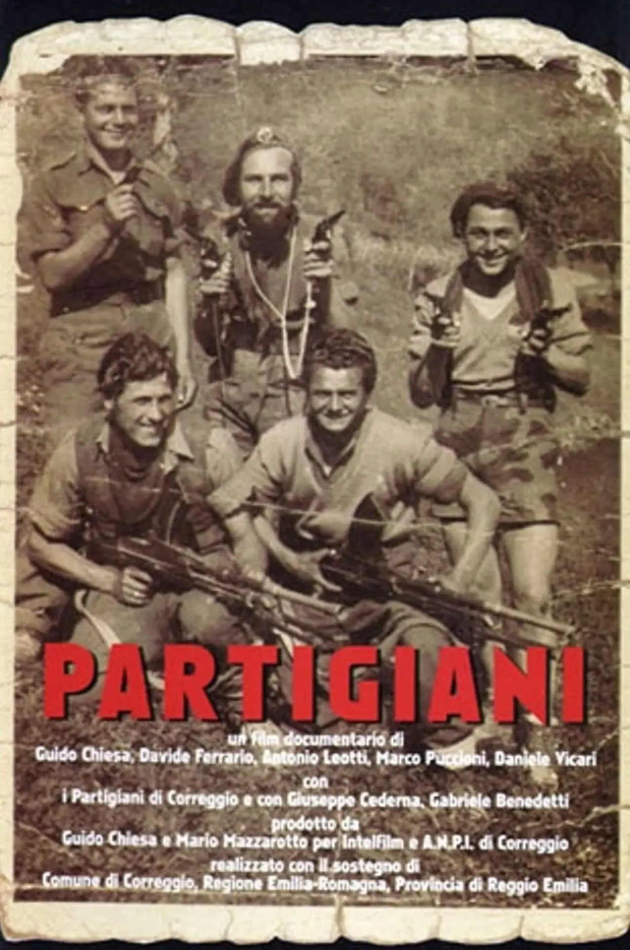 Plakat filmowy "Partigiani"