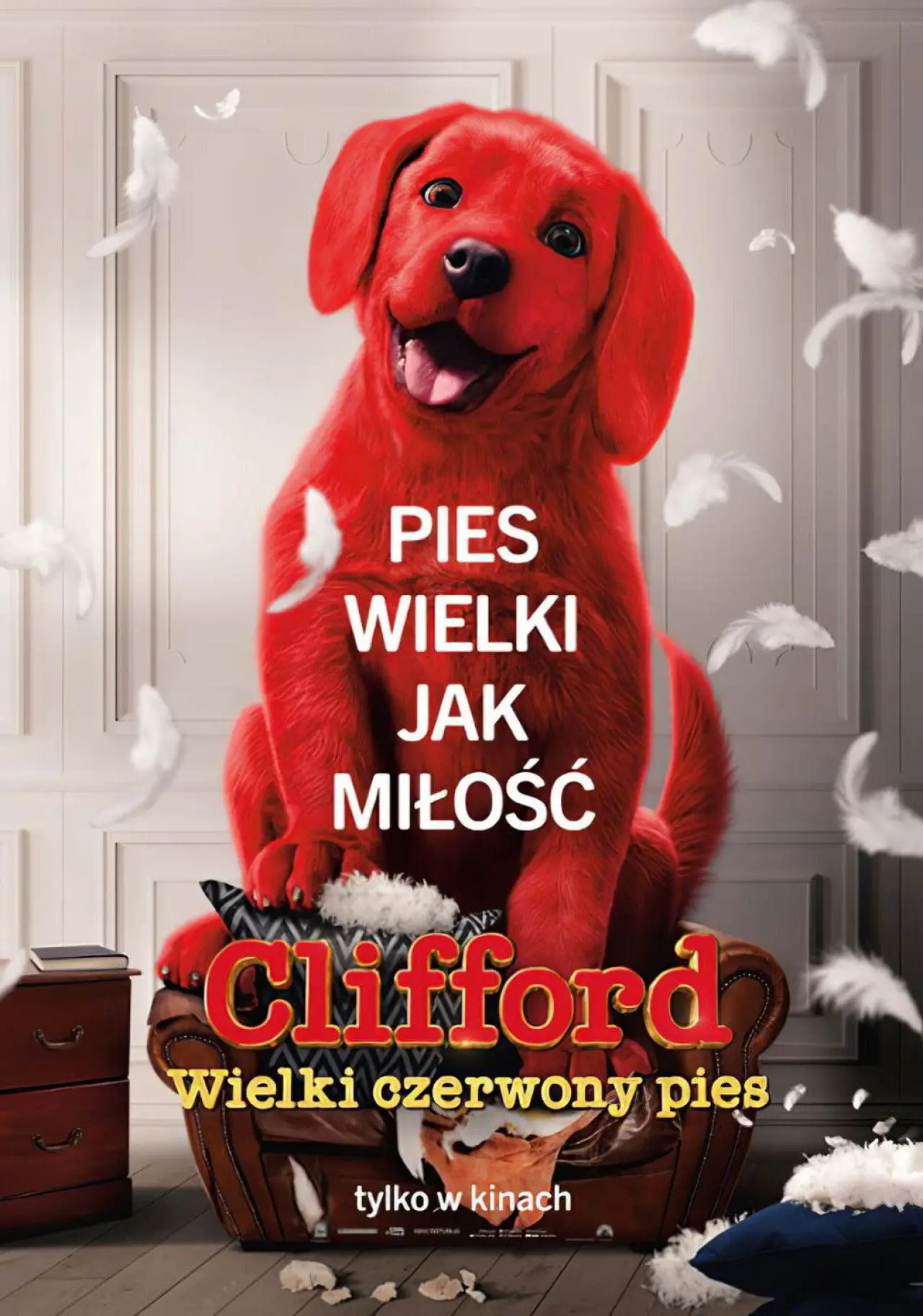 Plakat filmowy "Clifford. Wielki czerwony pies"