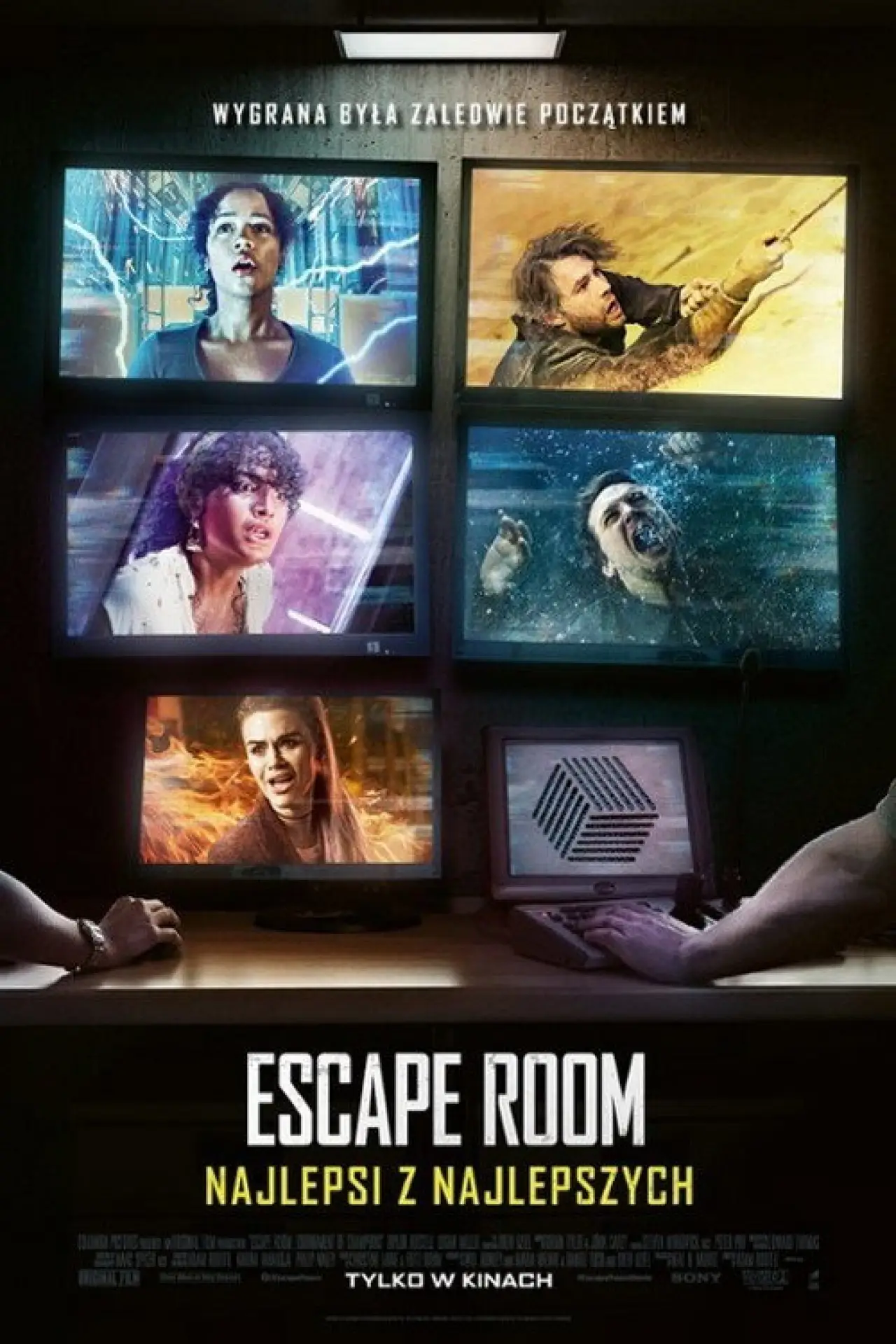 Plakat filmowy "Escape Room: Najlepsi z najlepszych"
