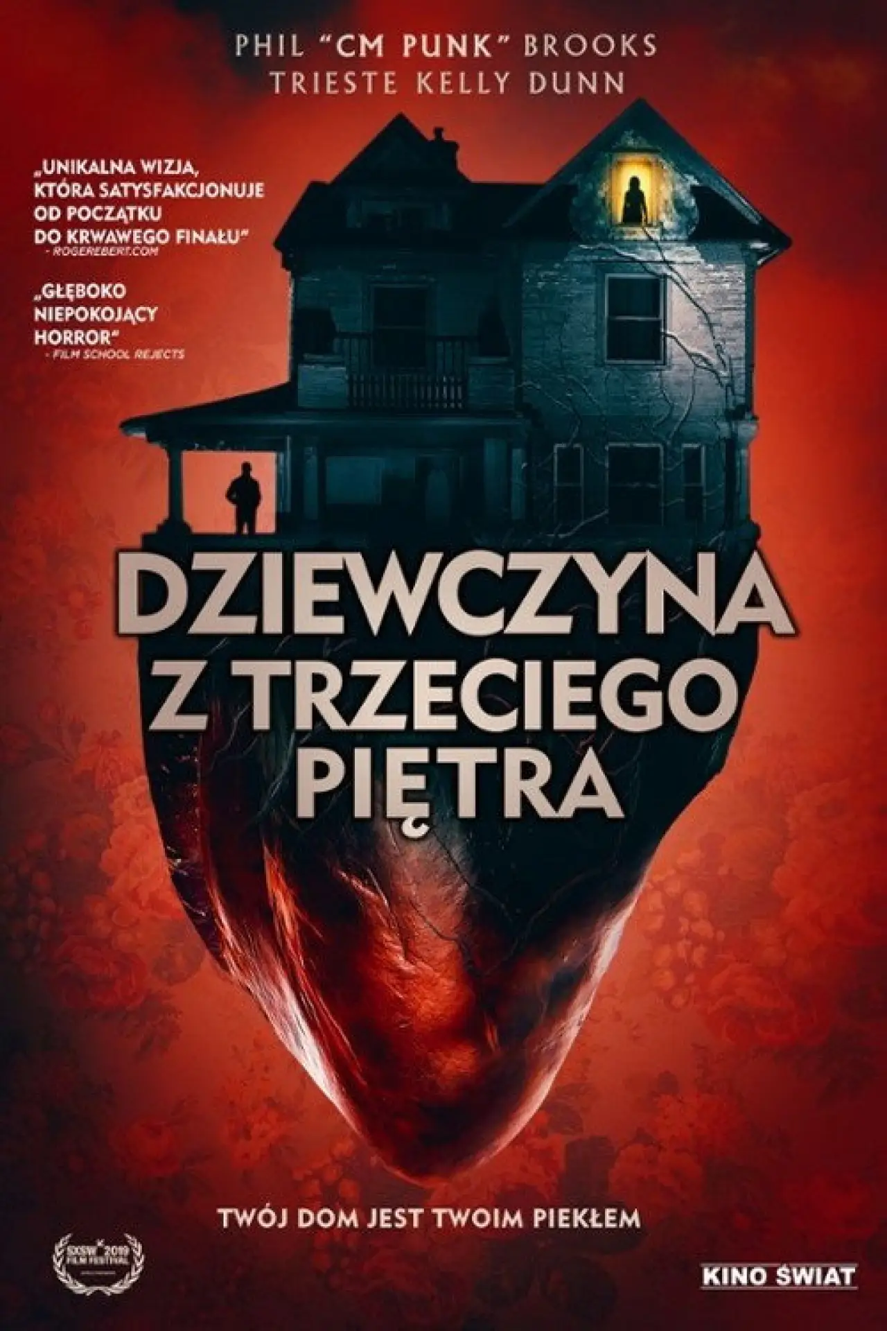 Plakat filmowy "Dziewczyna z trzeciego piętra"