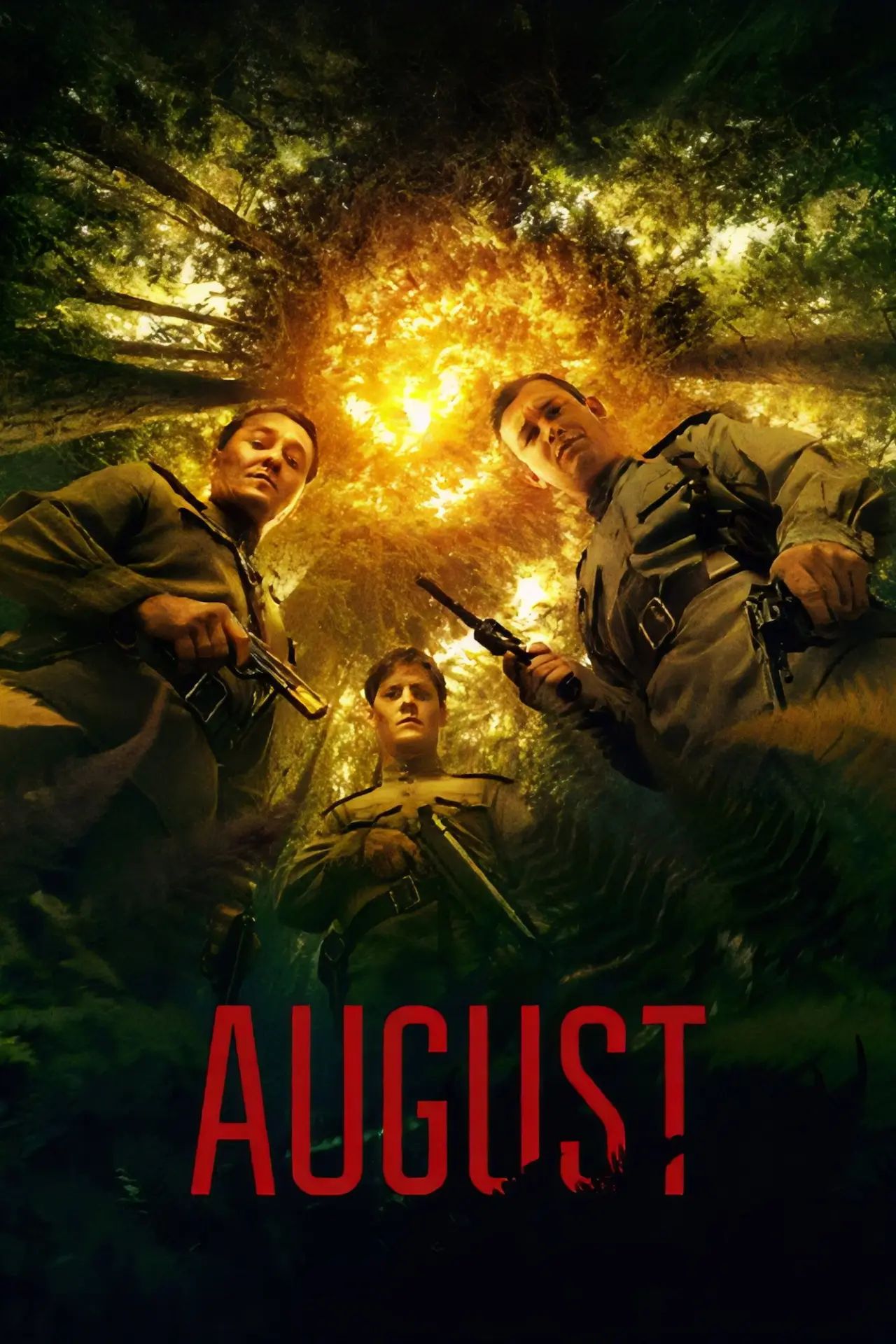 Plakat filmowy "Август"