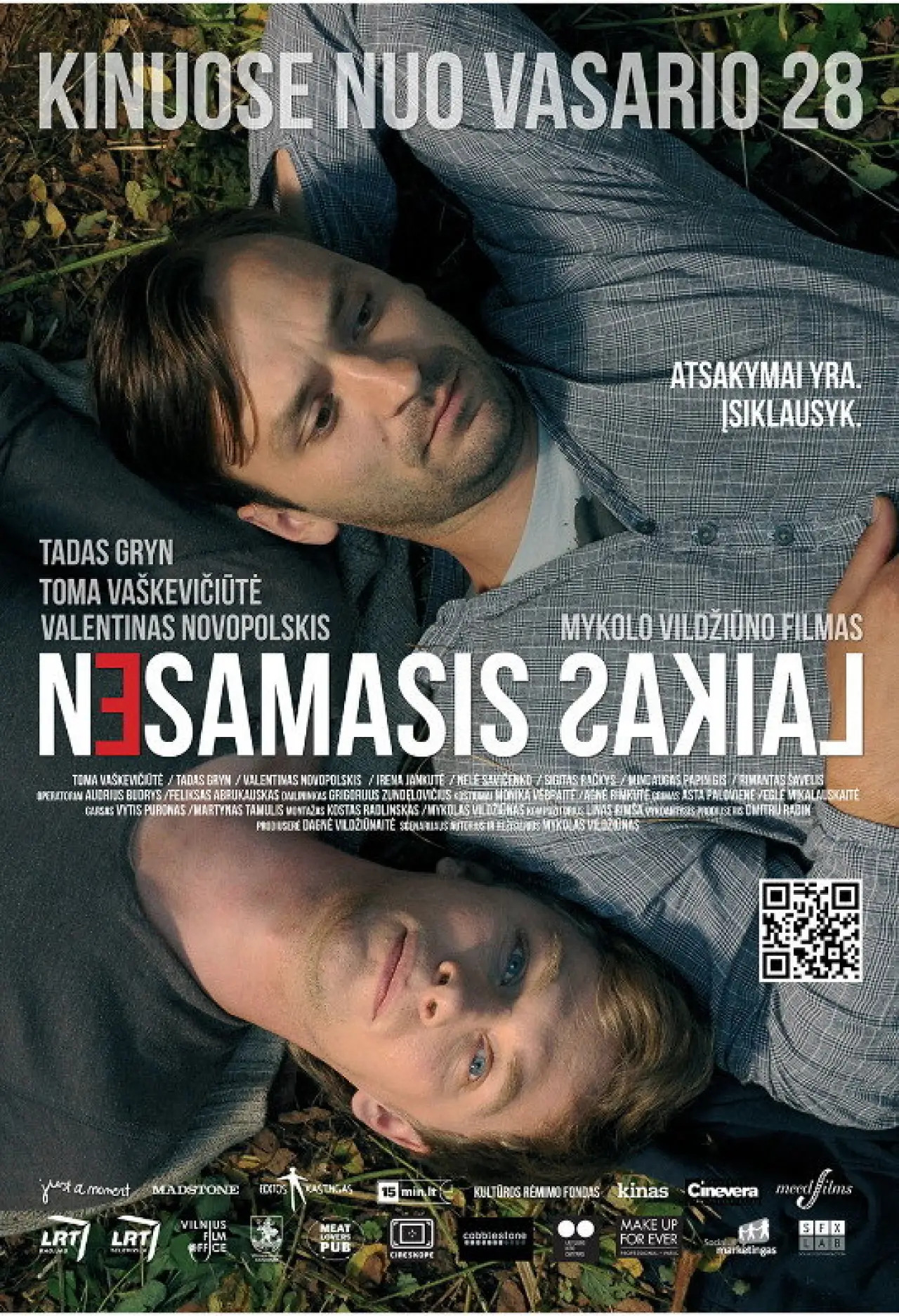Plakat filmowy "Nesamasis laikas"