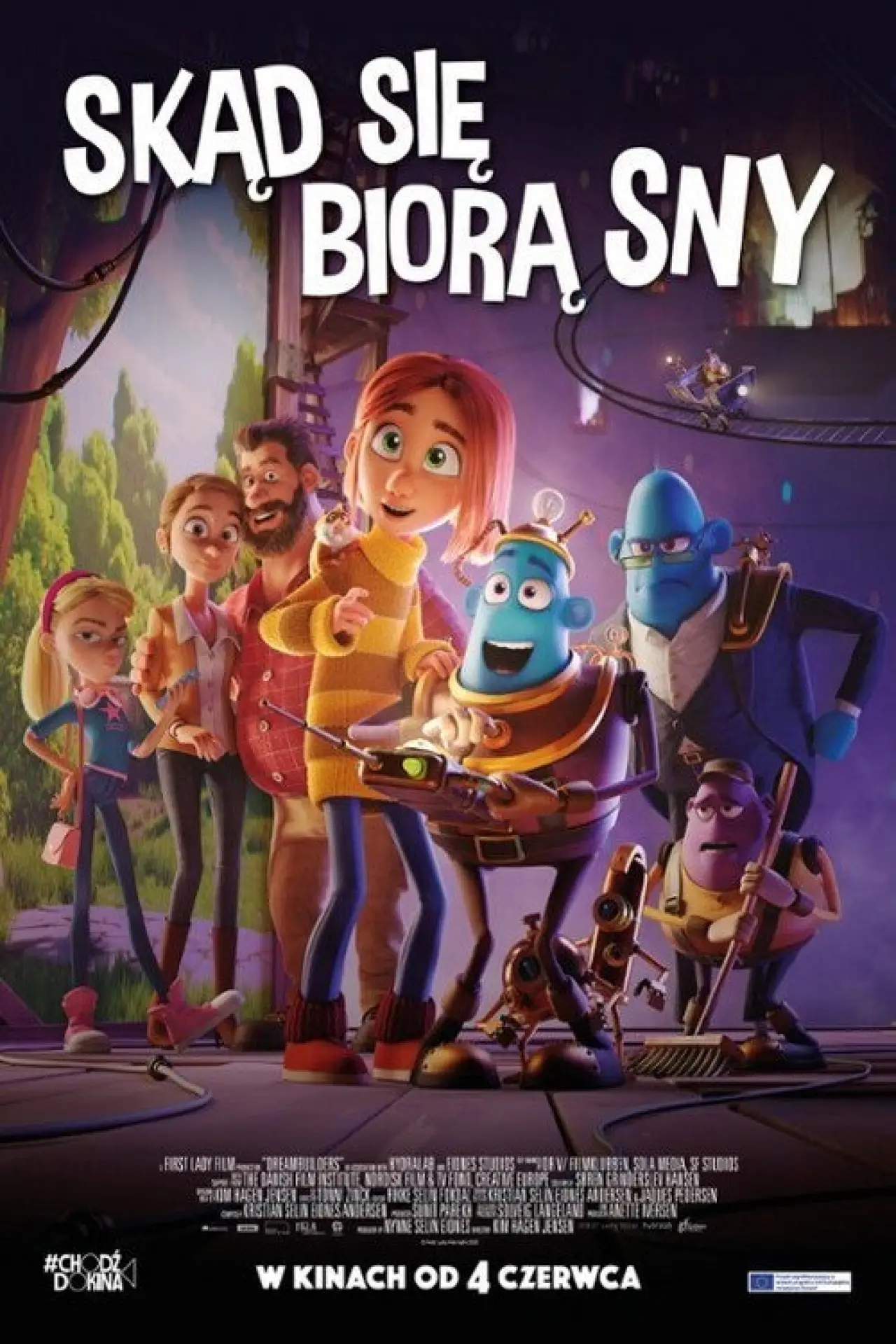 Plakat filmowy "Skąd się biorą sny"