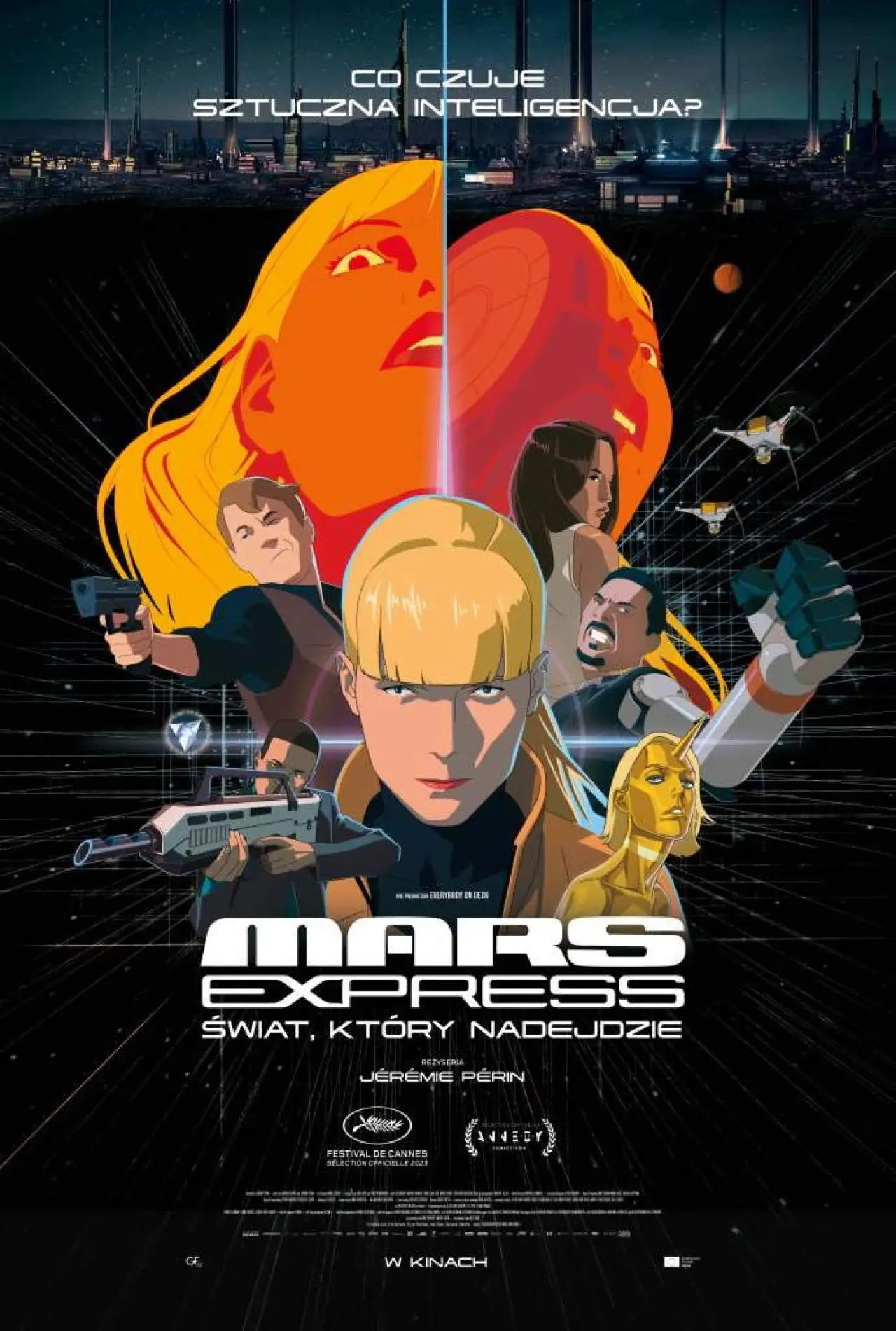 Plakat filmowy "Mars Express. Świat, który nadejdzie"