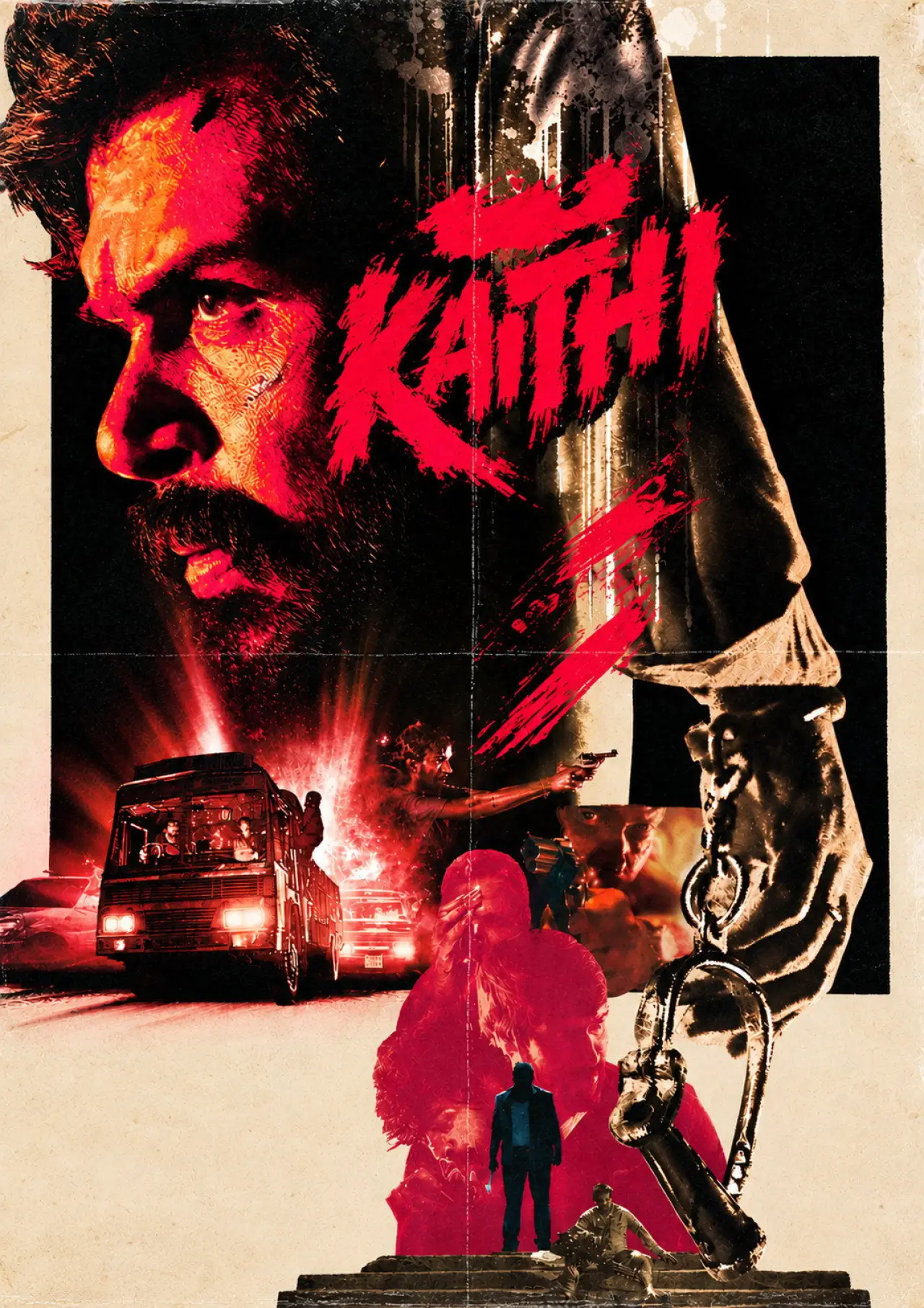 Plakat filmowy "கைதி"