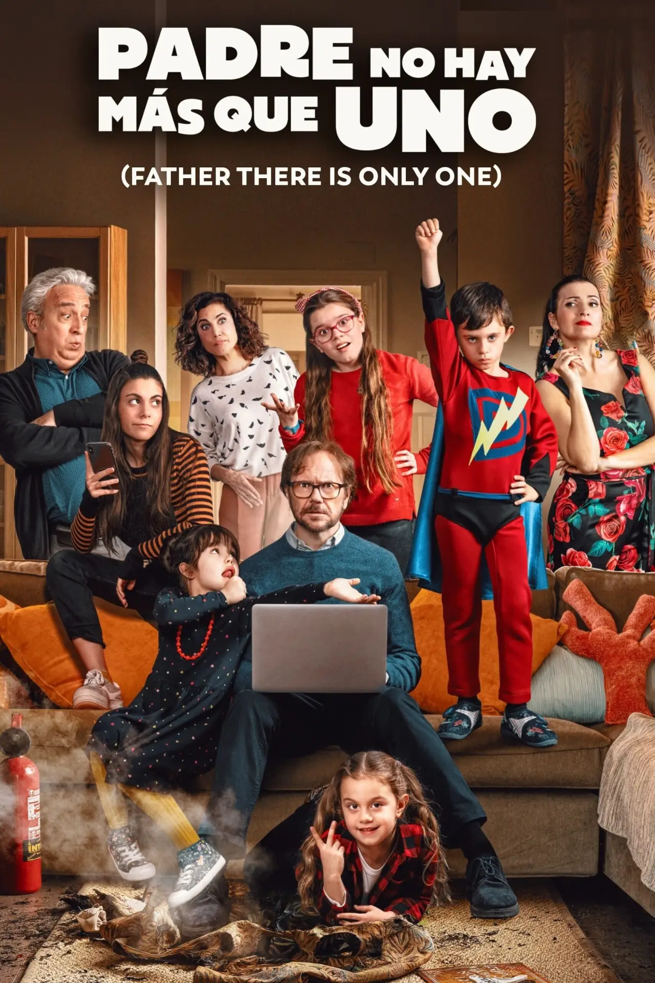 Plakat filmowy "Padre no hay más que uno"