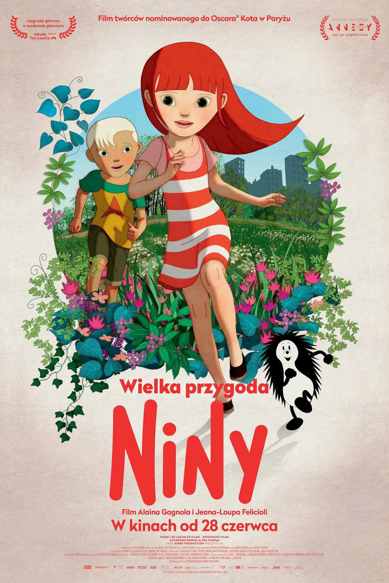 Plakat filmowy "Wielka przygoda Niny"