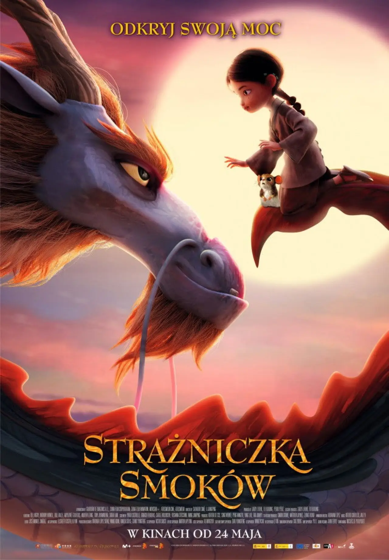 Plakat filmowy "Strażniczka smoków"
