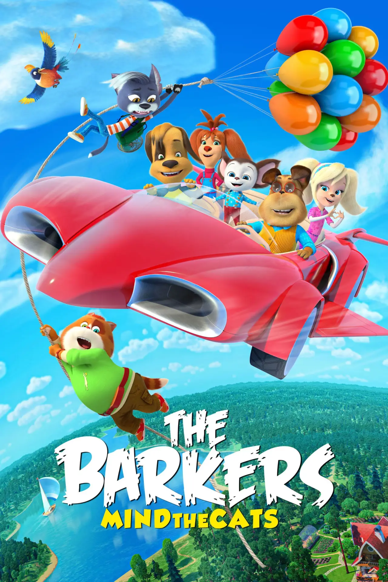 Plakat filmowy "Барбоскины на даче"