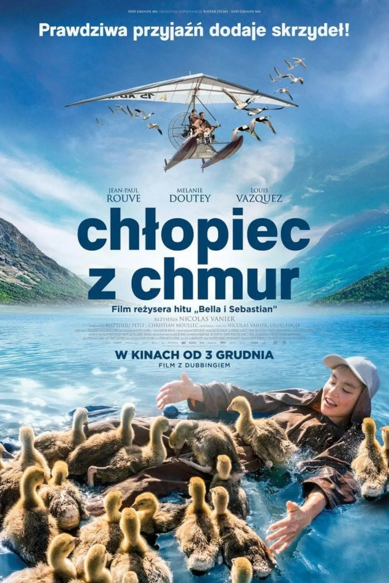 Plakat filmowy "Chłopiec z chmur"