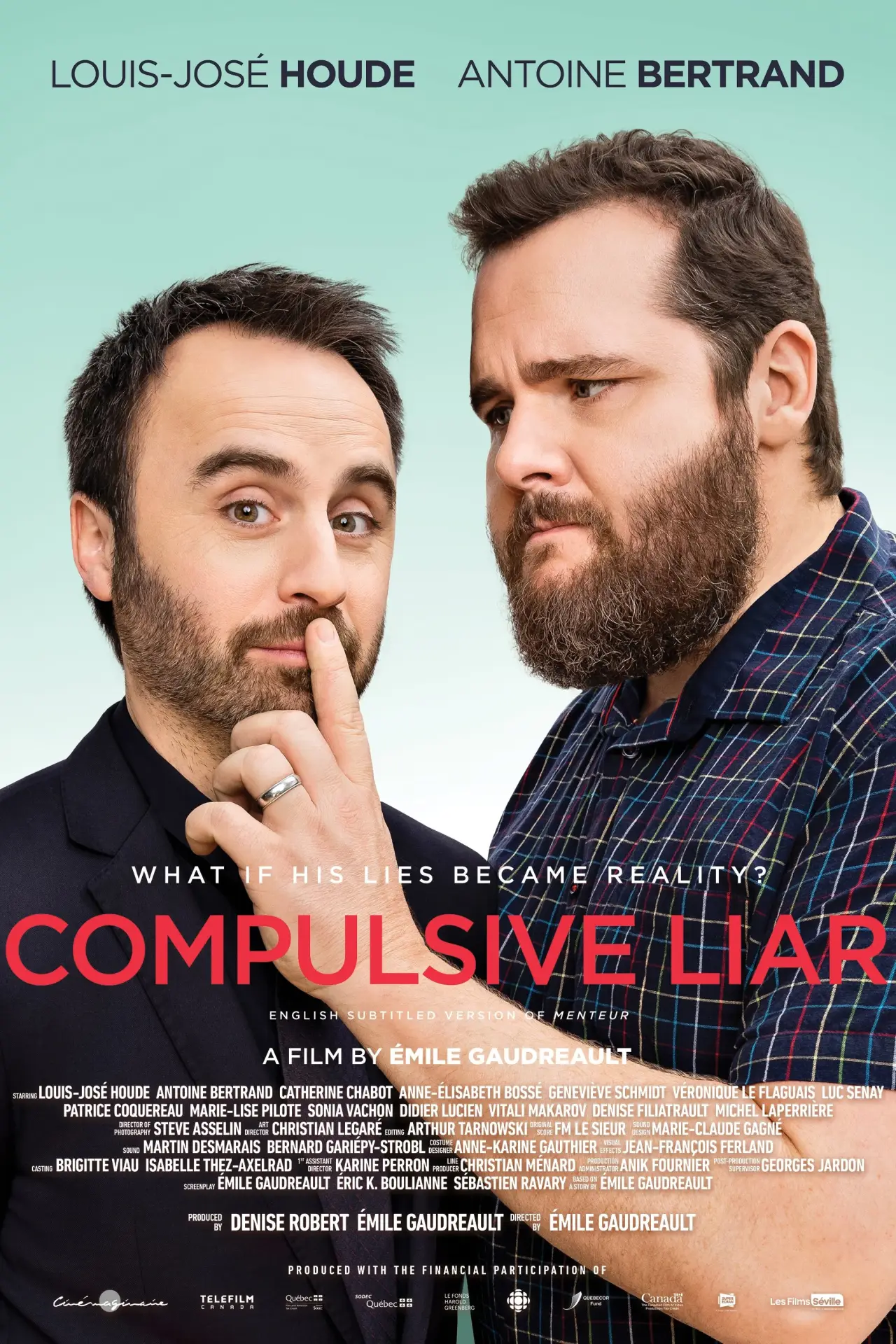 Plakat filmowy "Menteur"