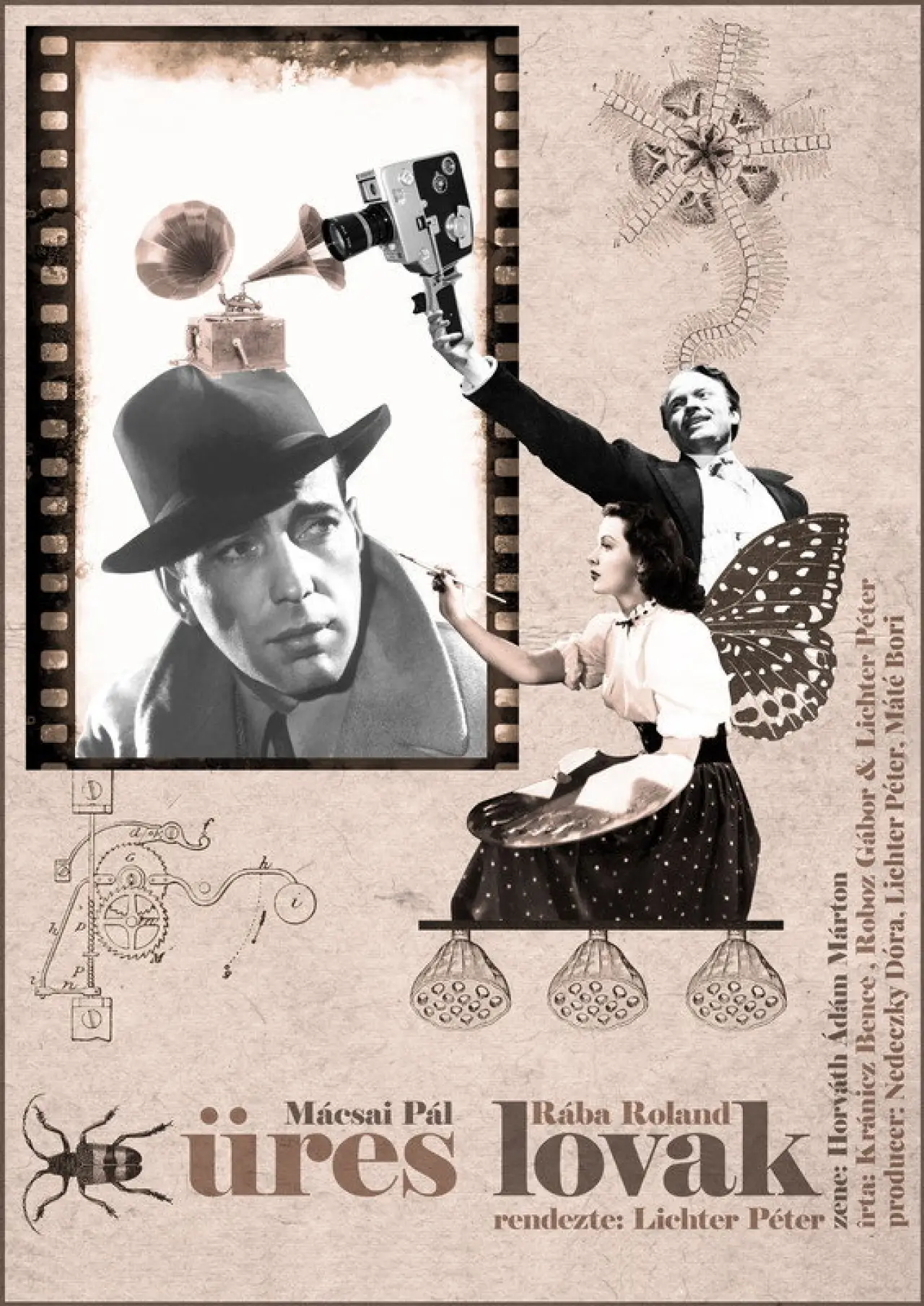 Plakat filmowy "Üres lovak"