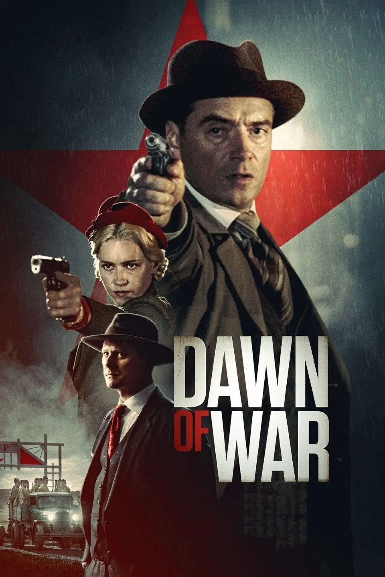 Plakat filmowy "U progu wojny"