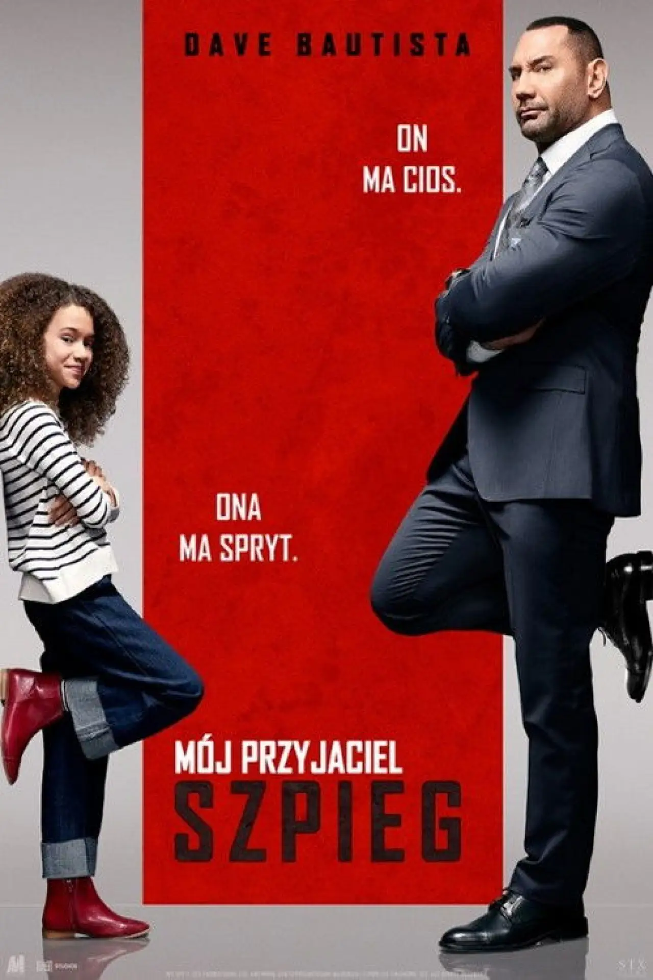 Plakat filmowy "Mój przyjaciel szpieg"