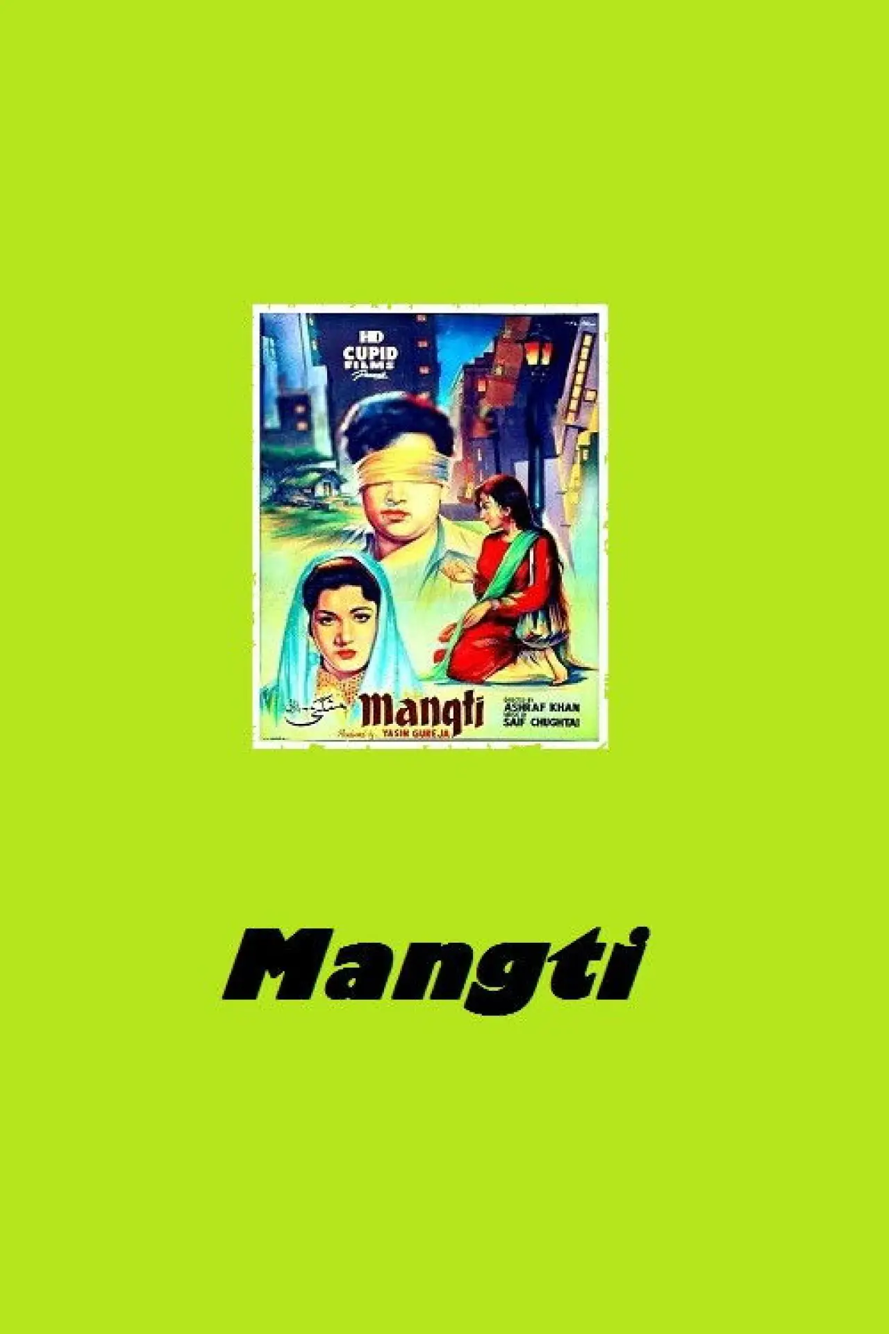 Plakat filmowy "Mangti"