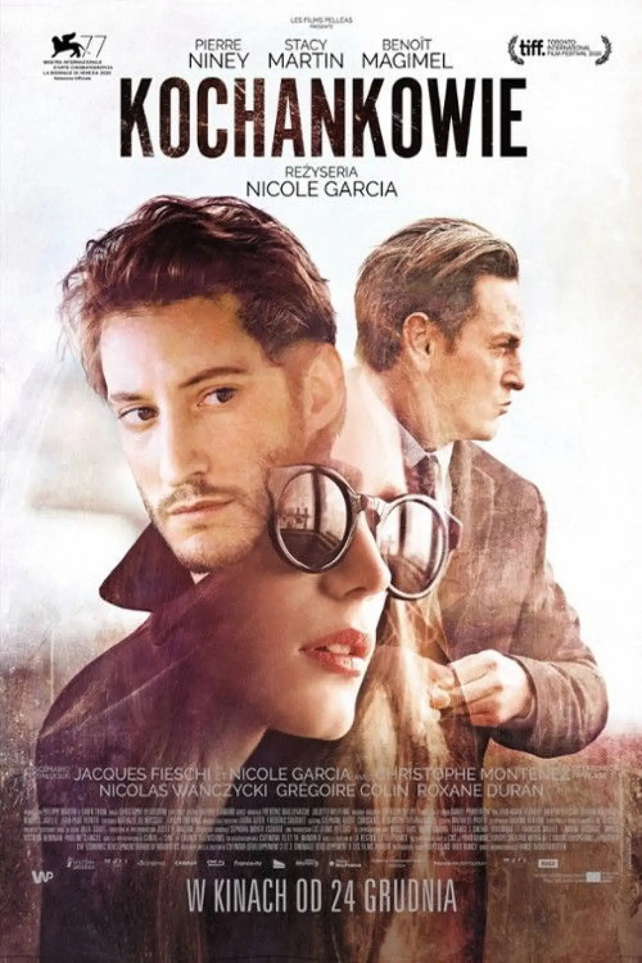 Plakat filmowy "Kochankowie"
