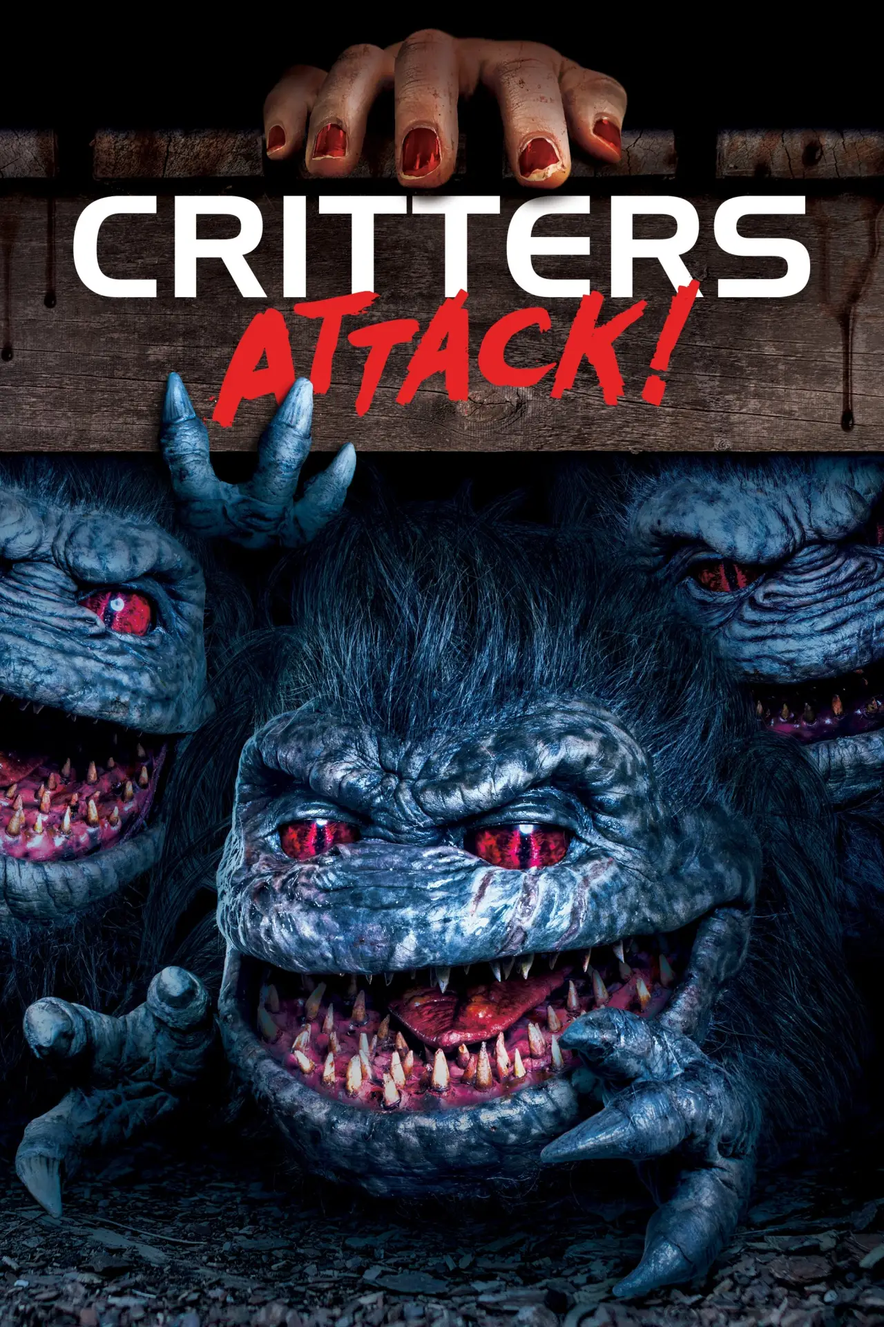 Plakat filmowy "Crittersi atakują"