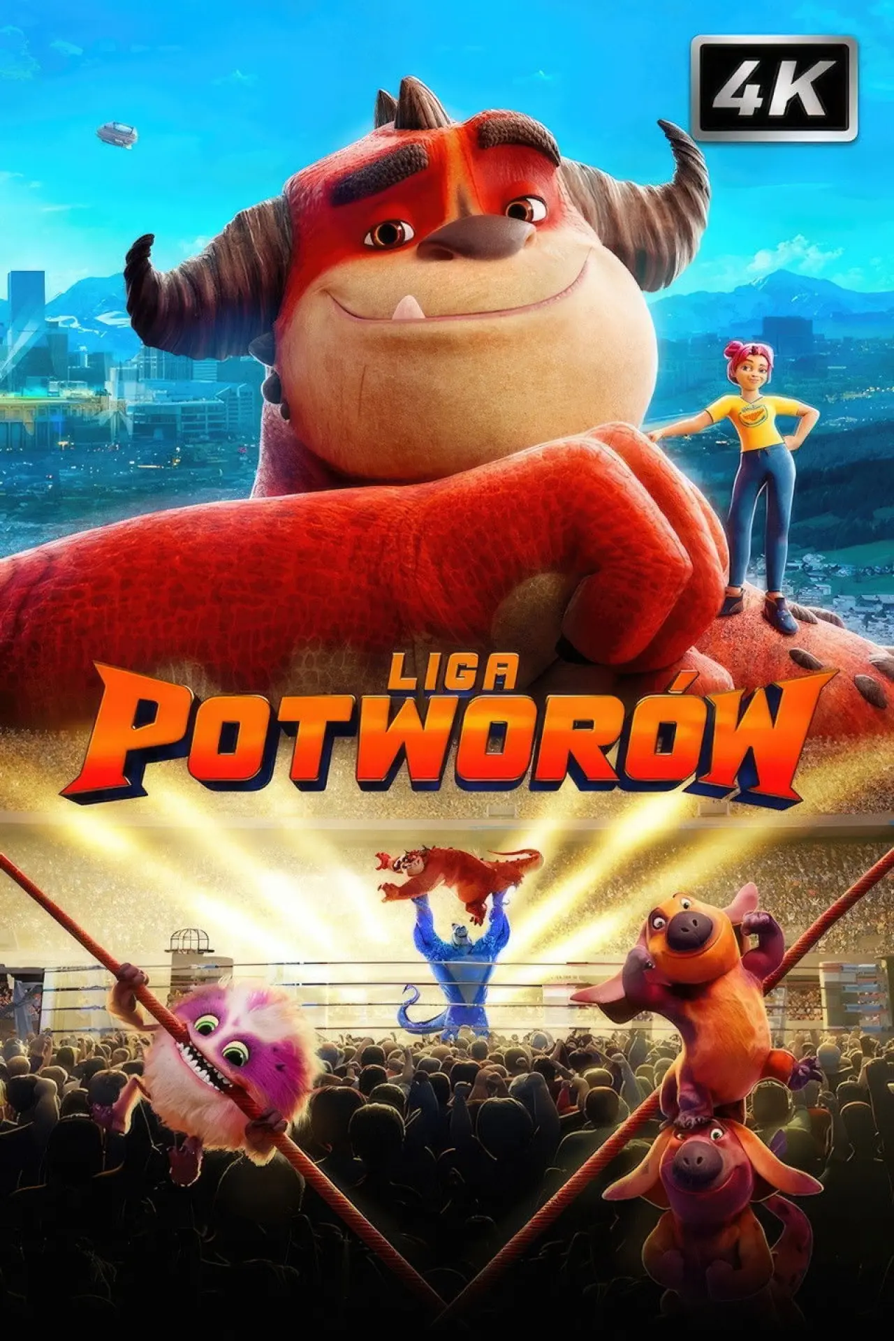 Plakat filmowy "Liga Potworów"