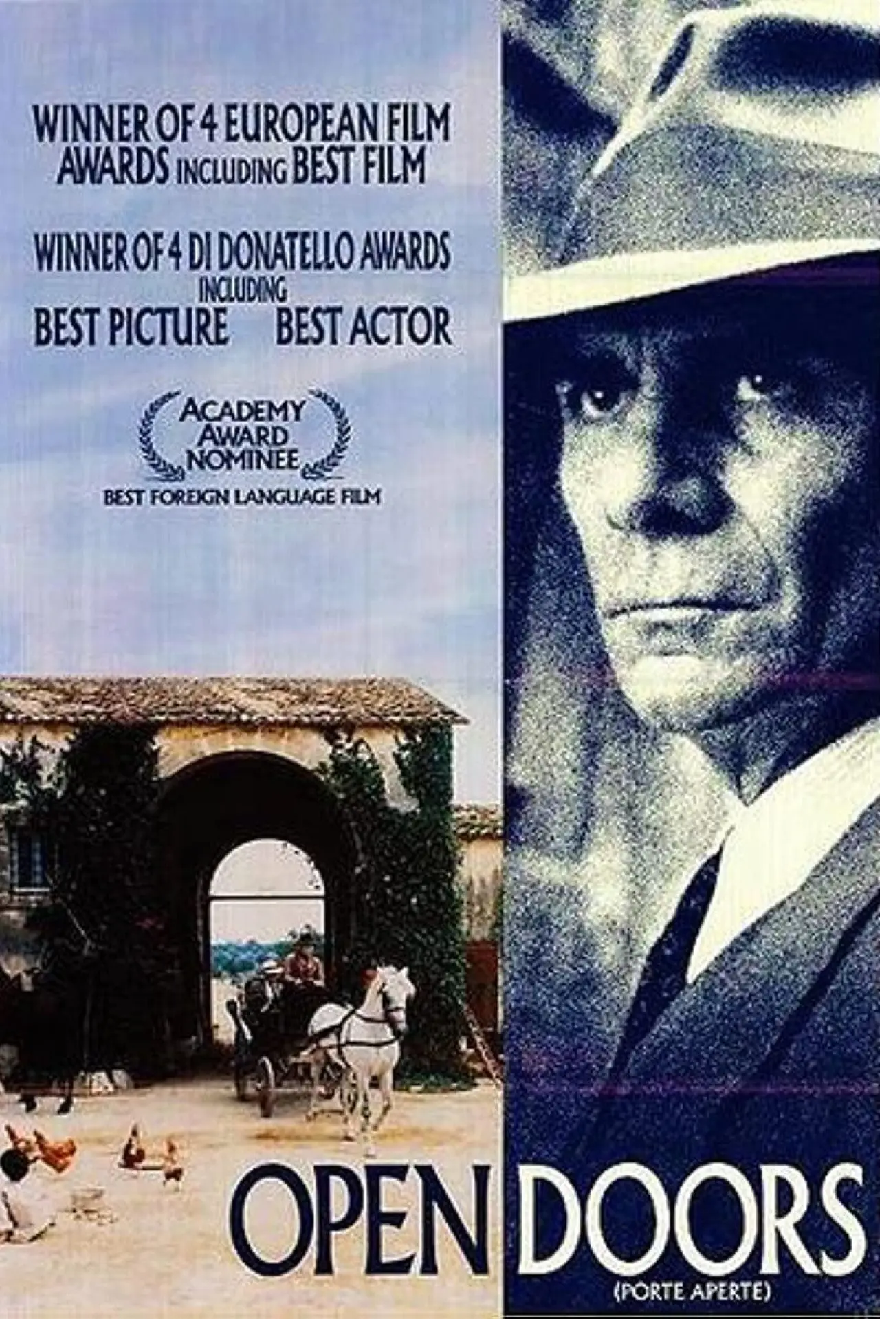 Plakat filmowy "Porte aperte"