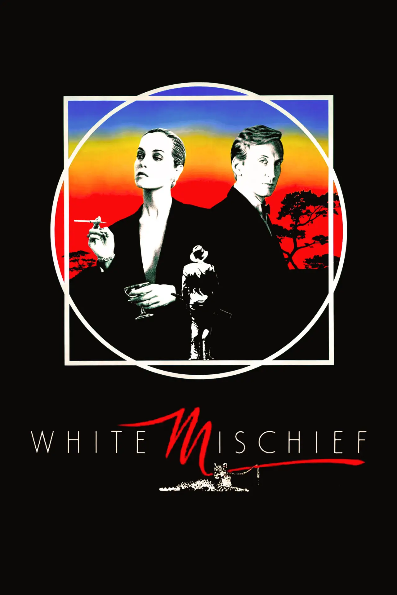 Plakat filmowy "Biała gorączka"