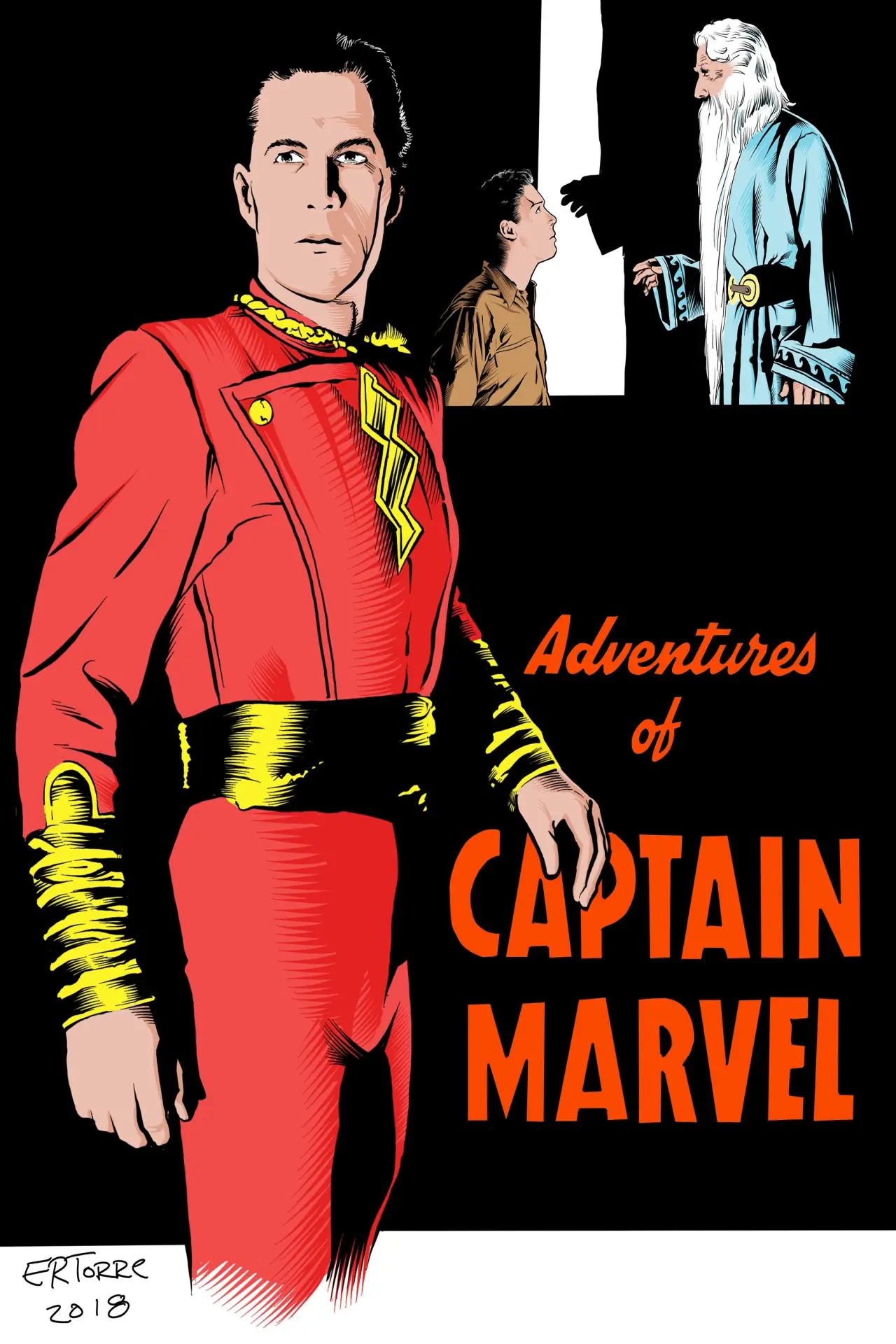 Plakat filmowy "Adventures of Captain Marvel"