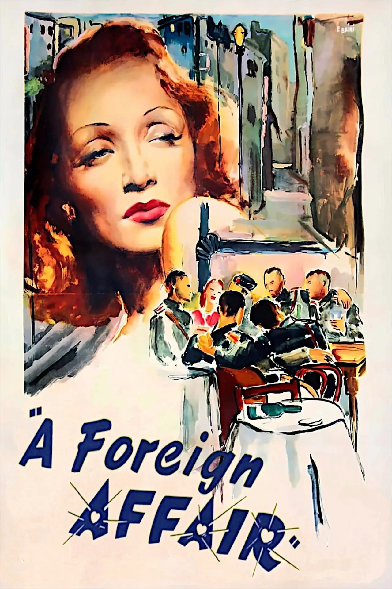Plakat filmowy "A Foreign Affair"