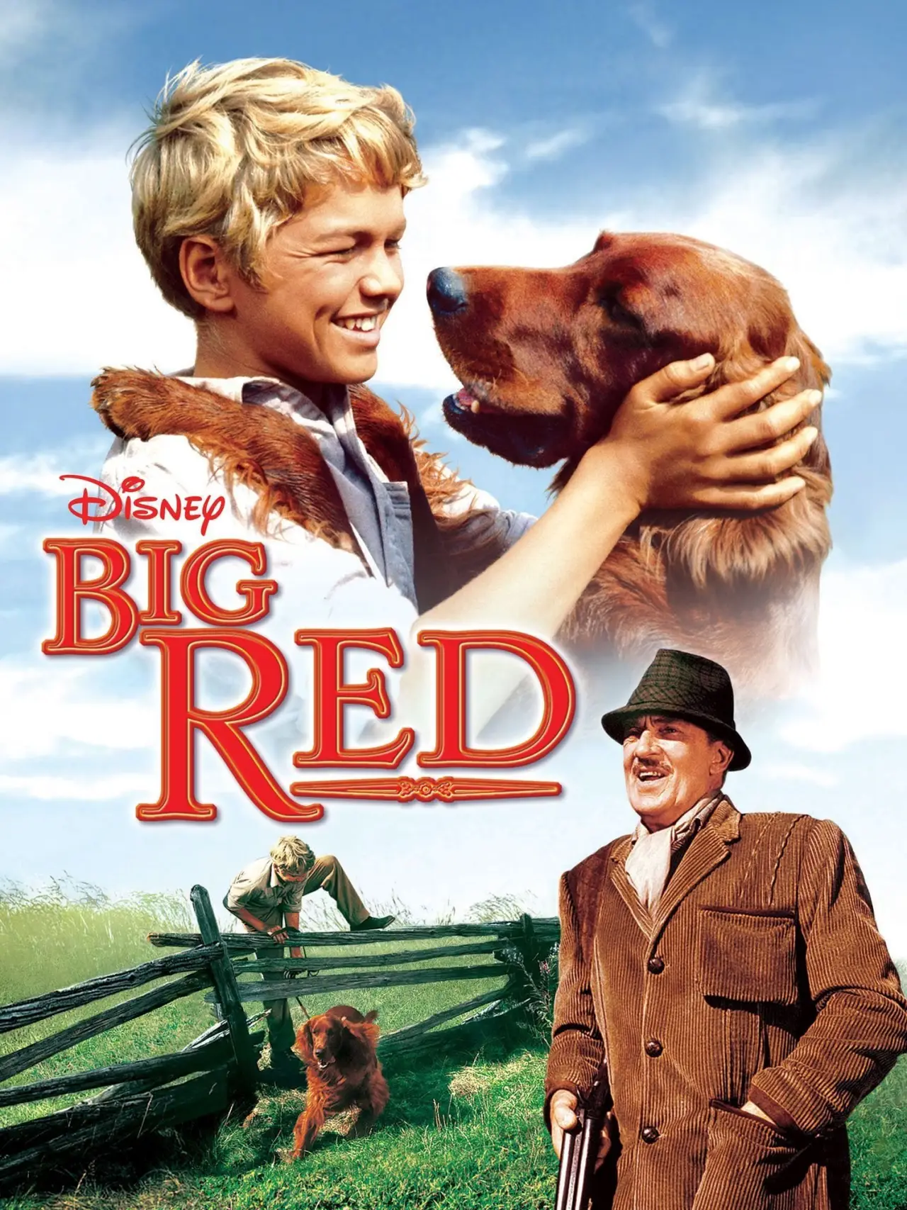 Plakat filmowy "Big Red"