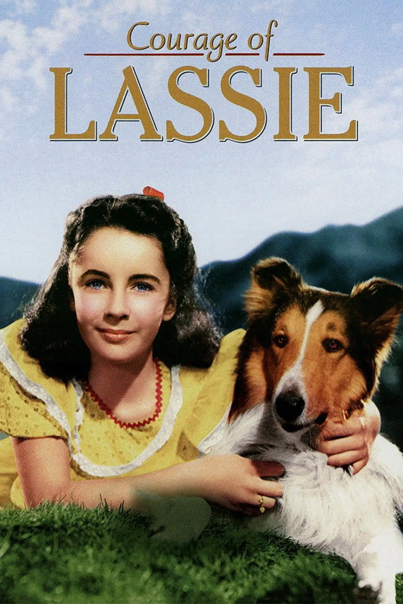 Plakat filmowy "Odwaga Lassie"