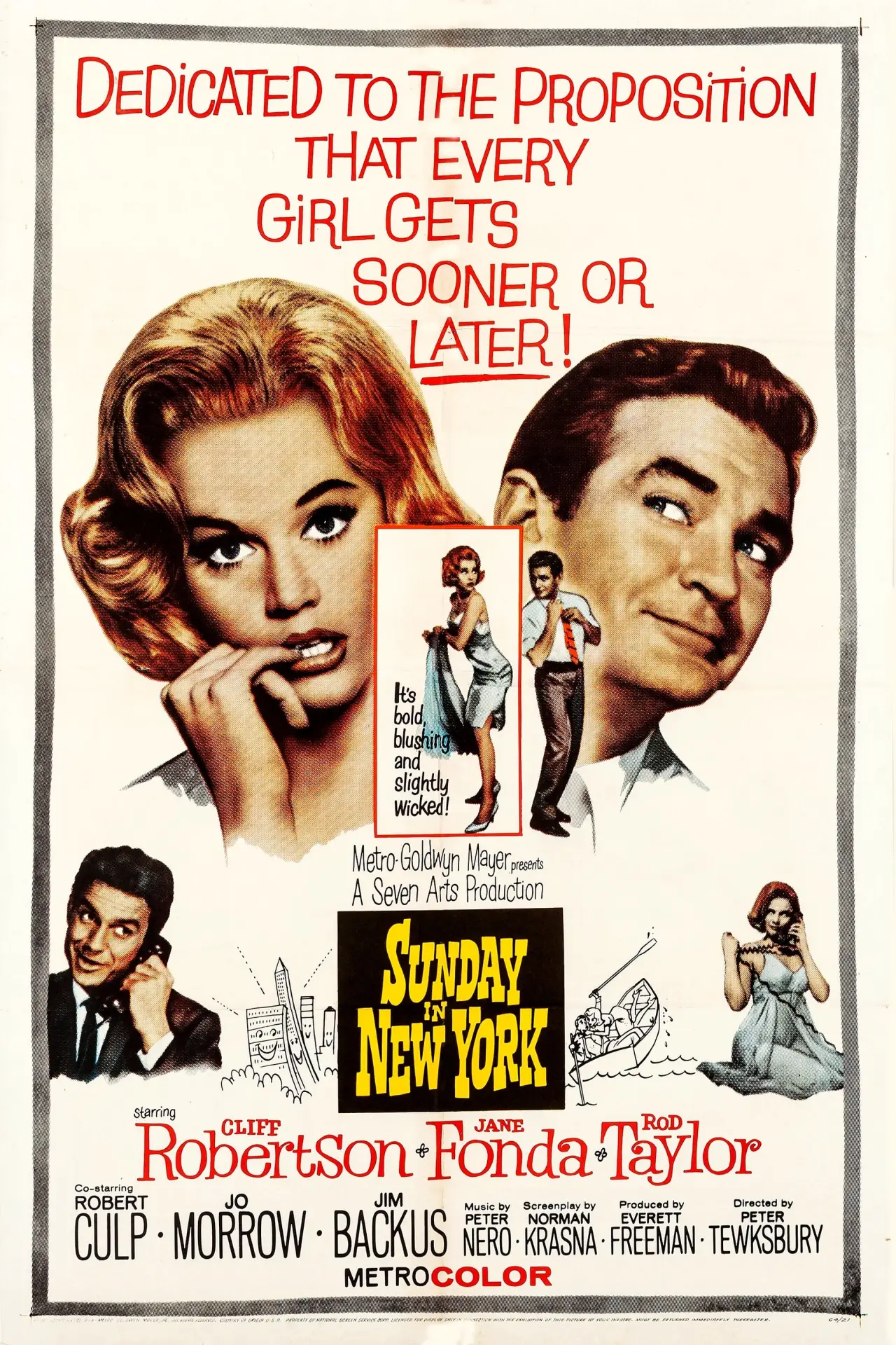 Plakat filmowy "Sunday in New York"