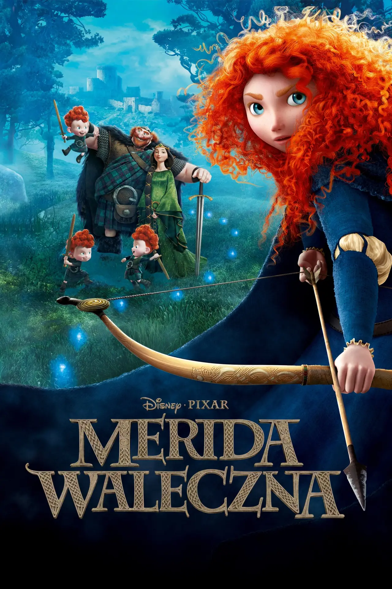 Plakat filmowy "Merida Waleczna"