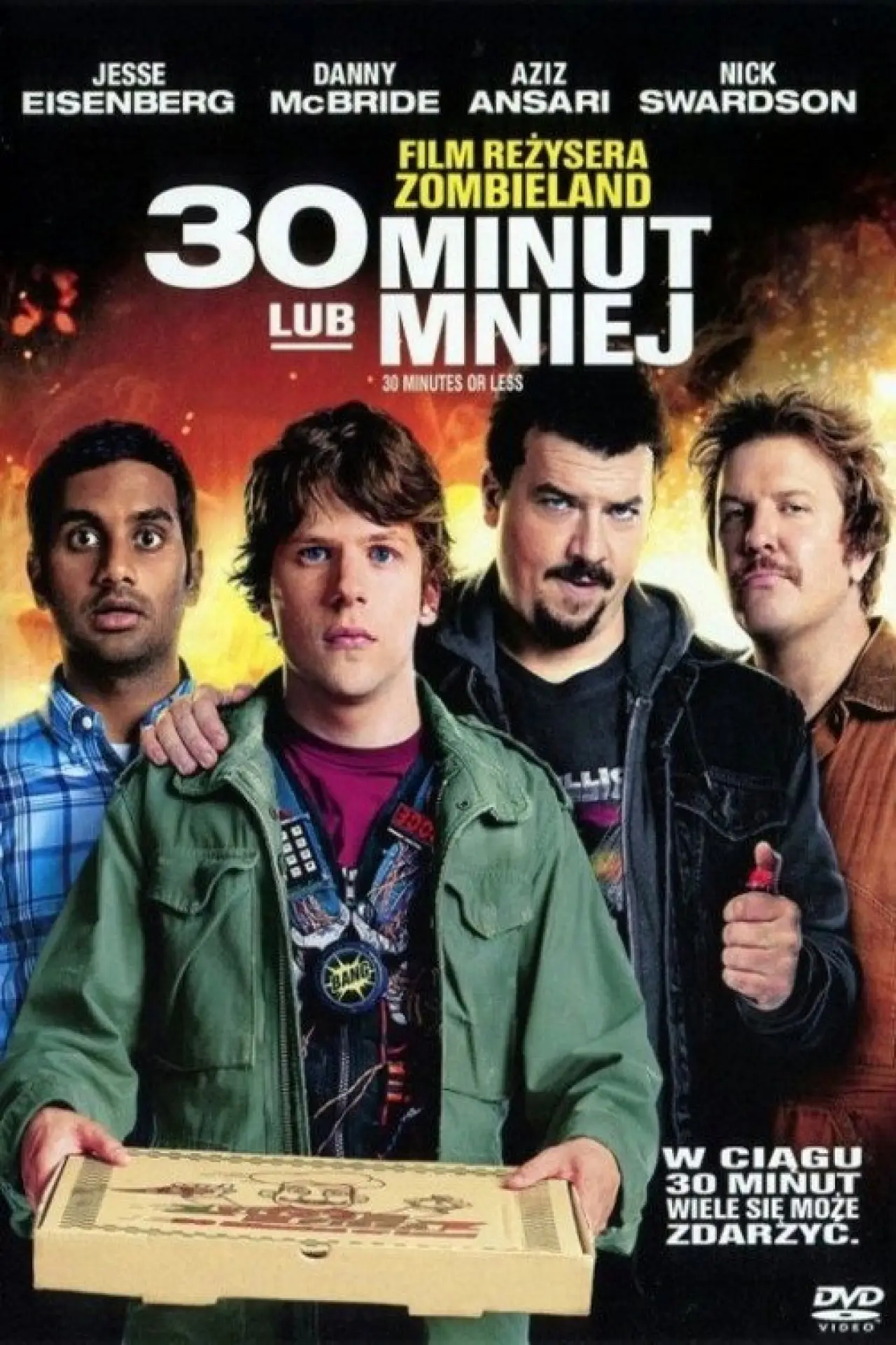 Plakat filmowy "30 minut lub mniej"