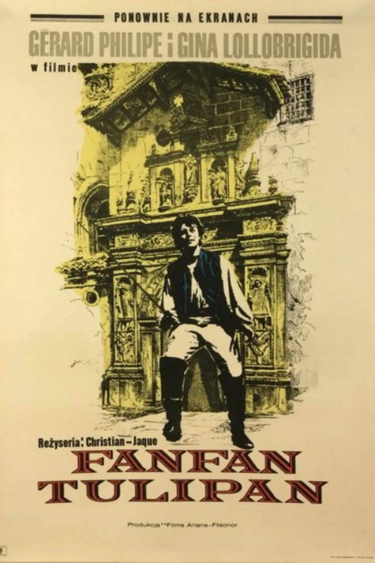 Plakat filmowy "Fanfan Tulipan"