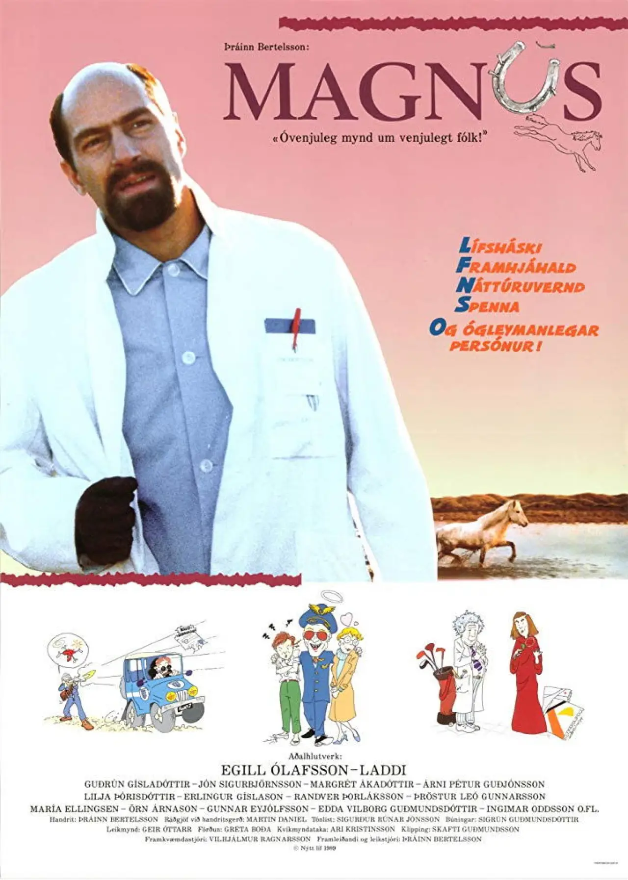 Plakat filmowy "Magnús"