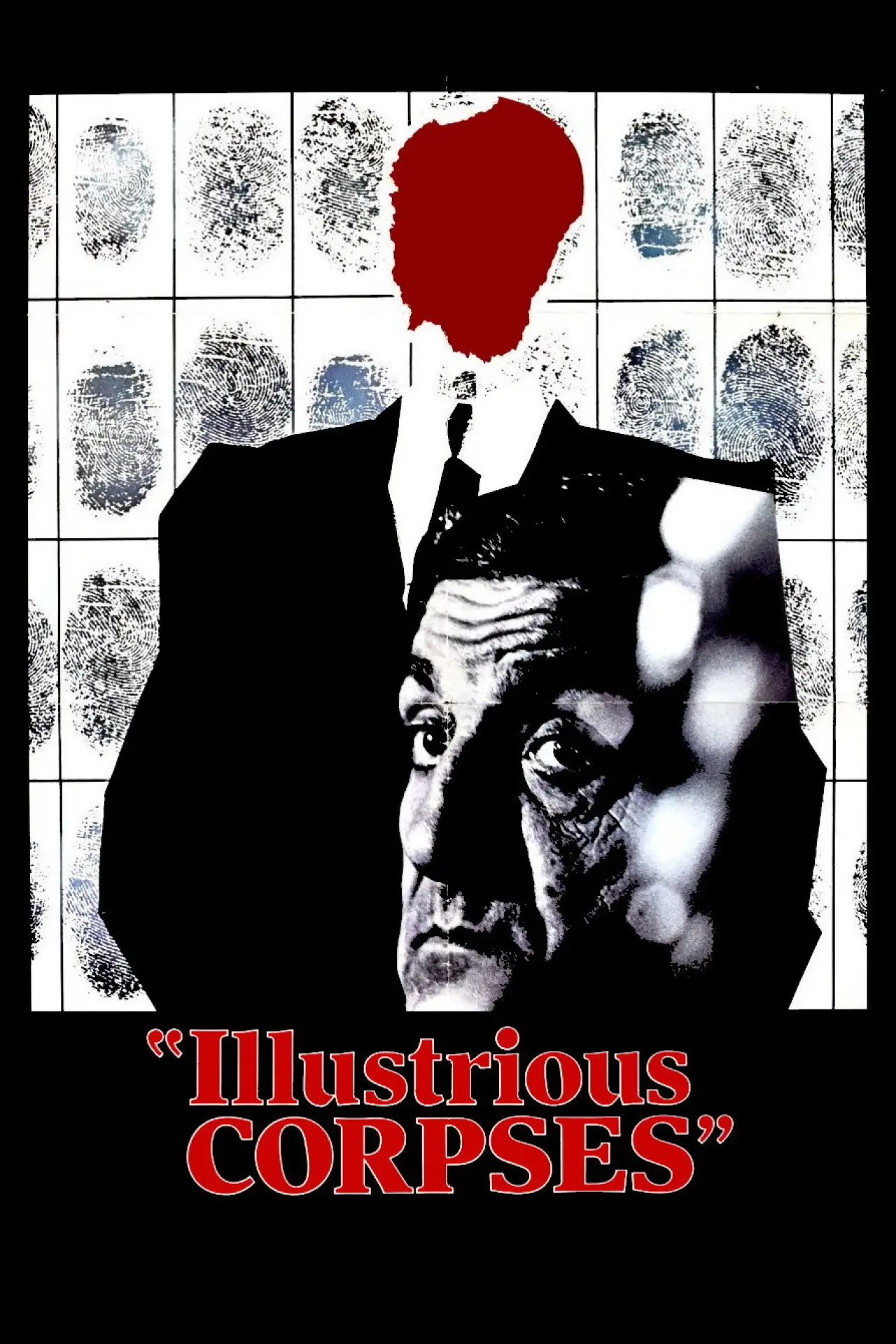 Plakat filmowy "Szacowni nieboszczycy"