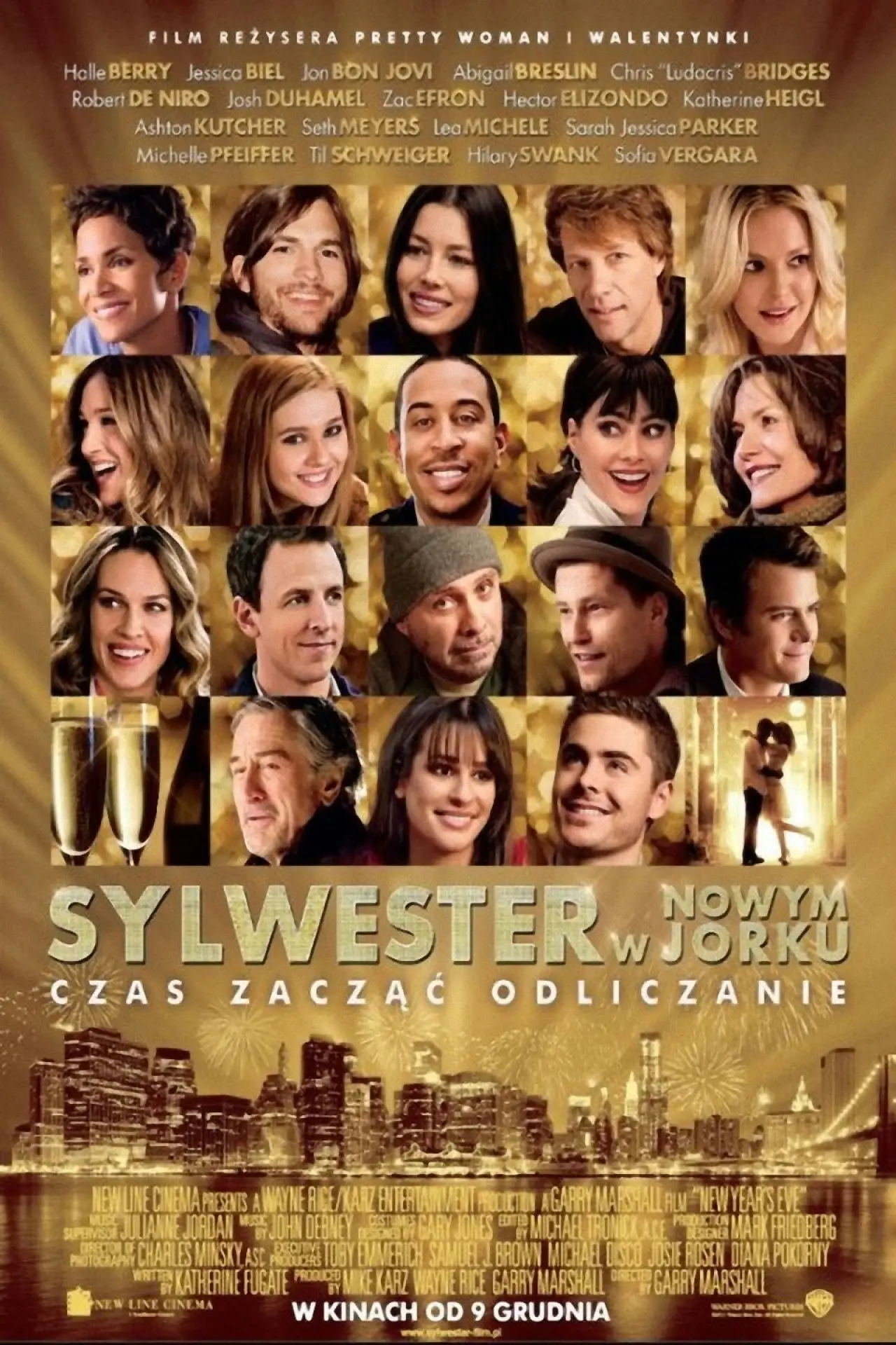 Plakat filmowy "Sylwester w Nowym Jorku"