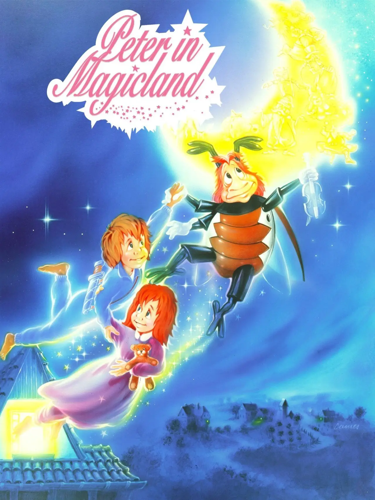 Plakat filmowy "Peterchens Mondfahrt"