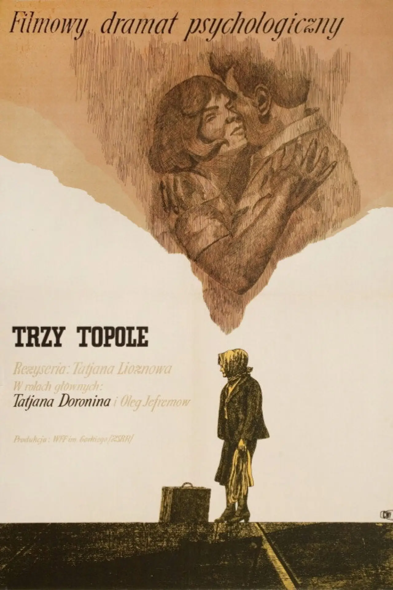 Plakat filmowy "Три тополя на Плющихе"