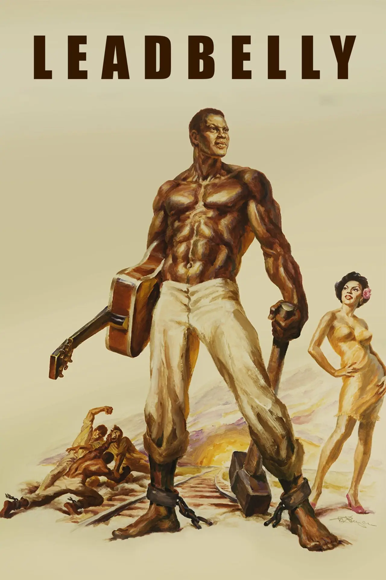Plakat filmowy "Leadbelly"
