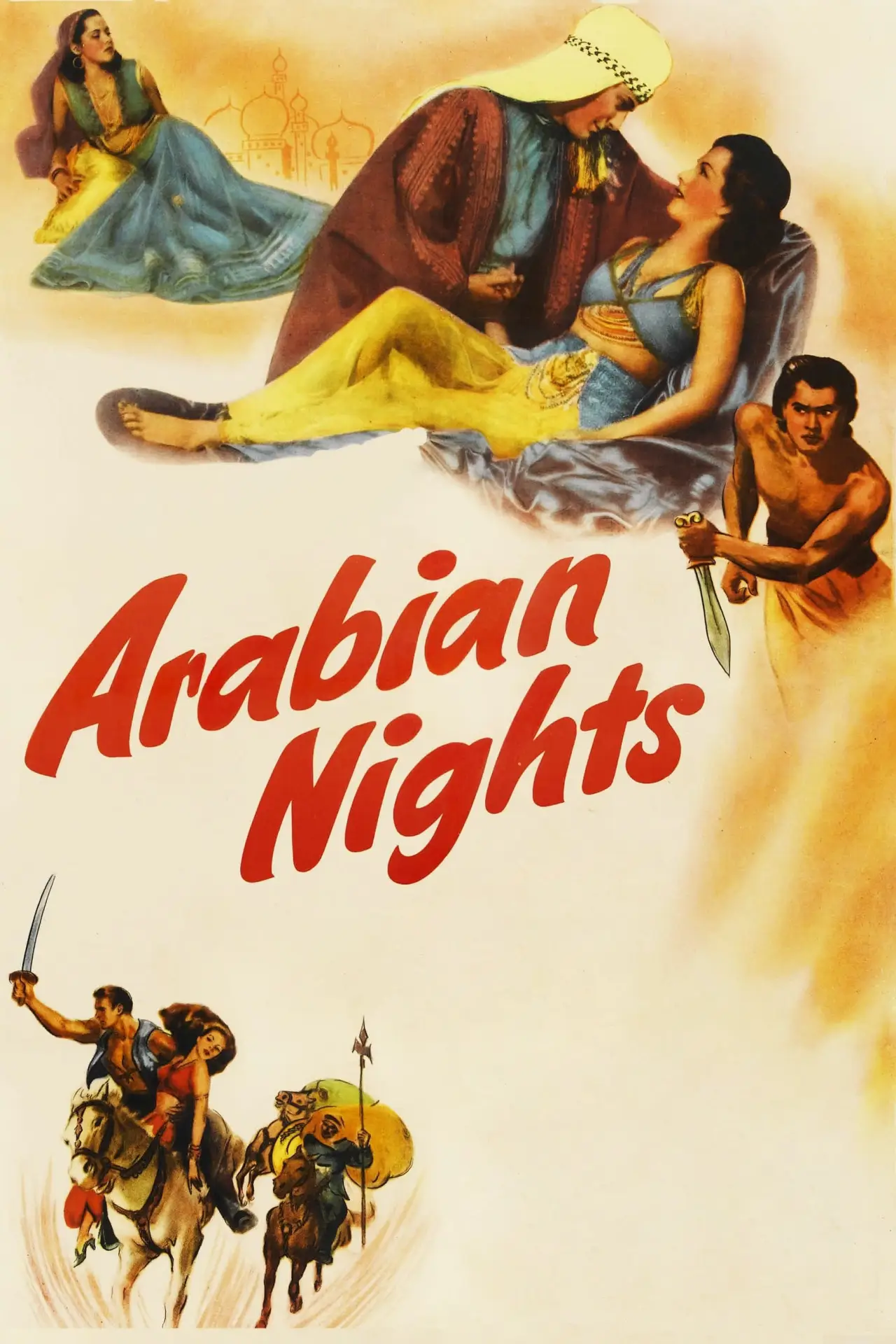 Plakat filmowy "Arabskie noce"