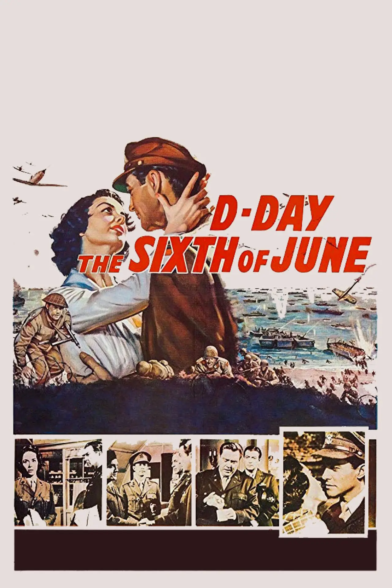 Plakat filmowy "D-Day the Sixth of June"