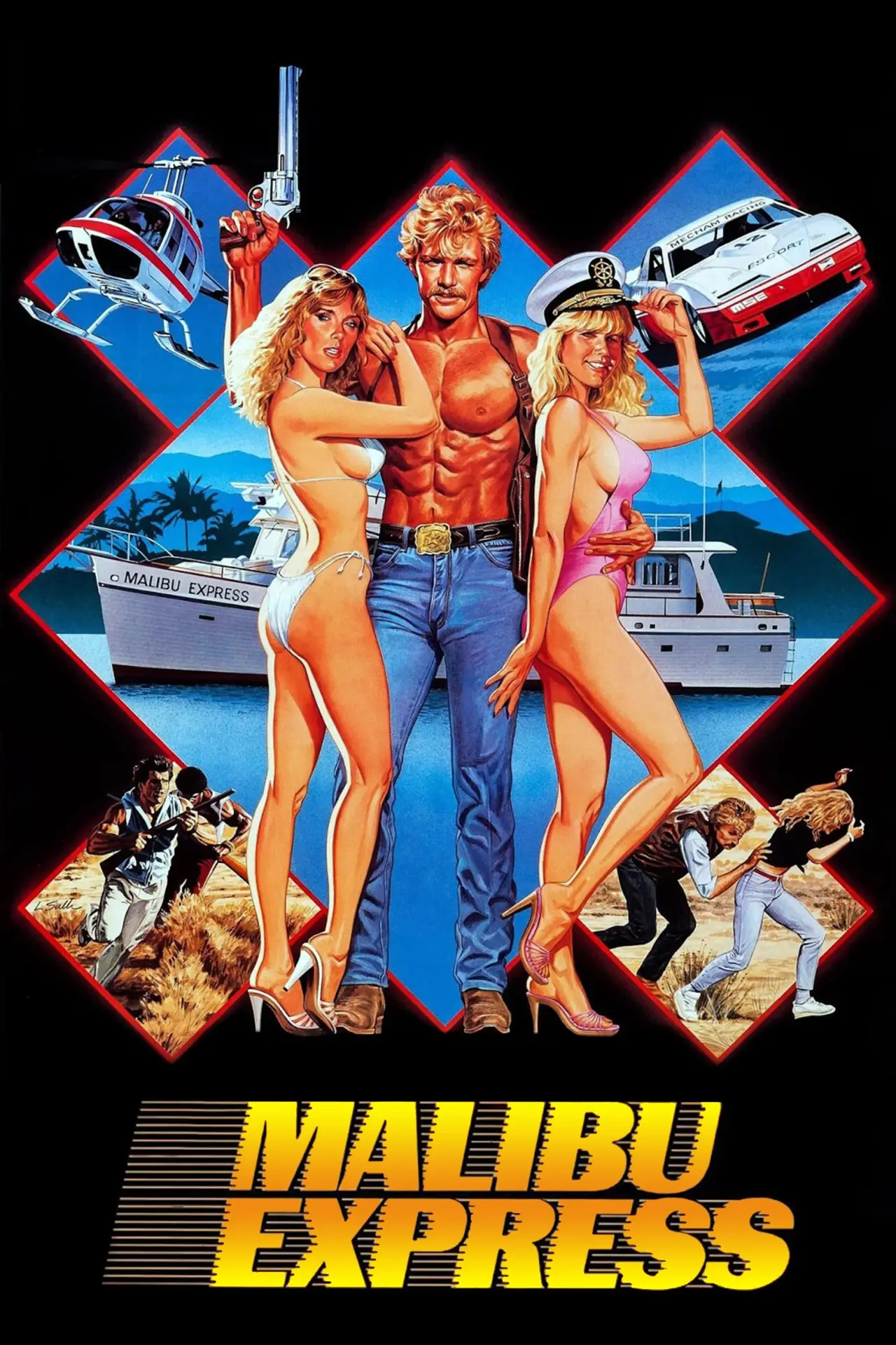 Plakat filmowy "Malibu Express"