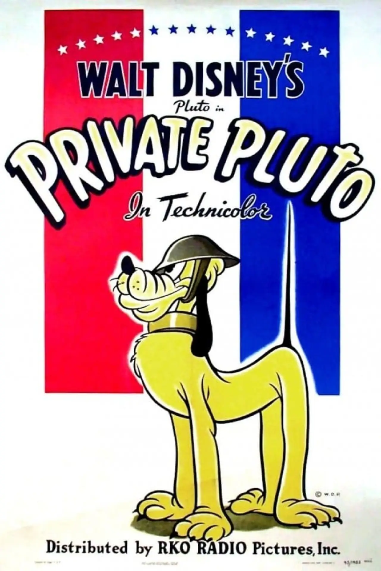 Plakat filmowy "Żołnierz Pluto"