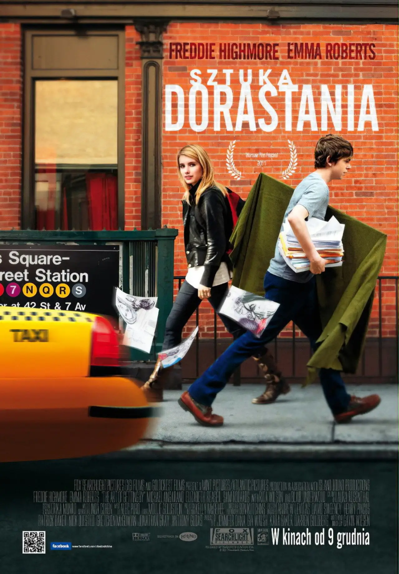 Plakat filmowy "Sztuka dorastania"