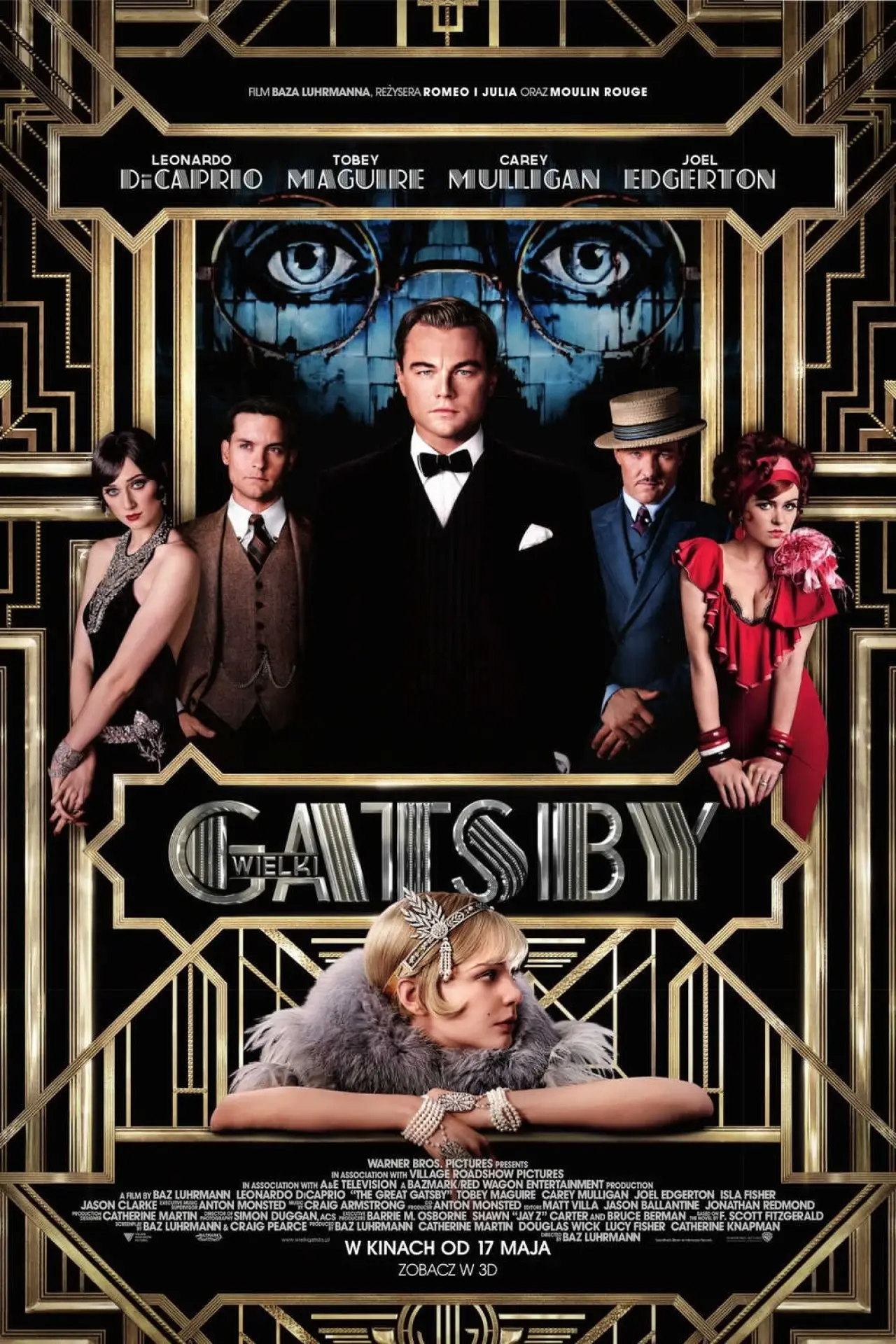 Plakat filmowy "Wielki Gatsby"