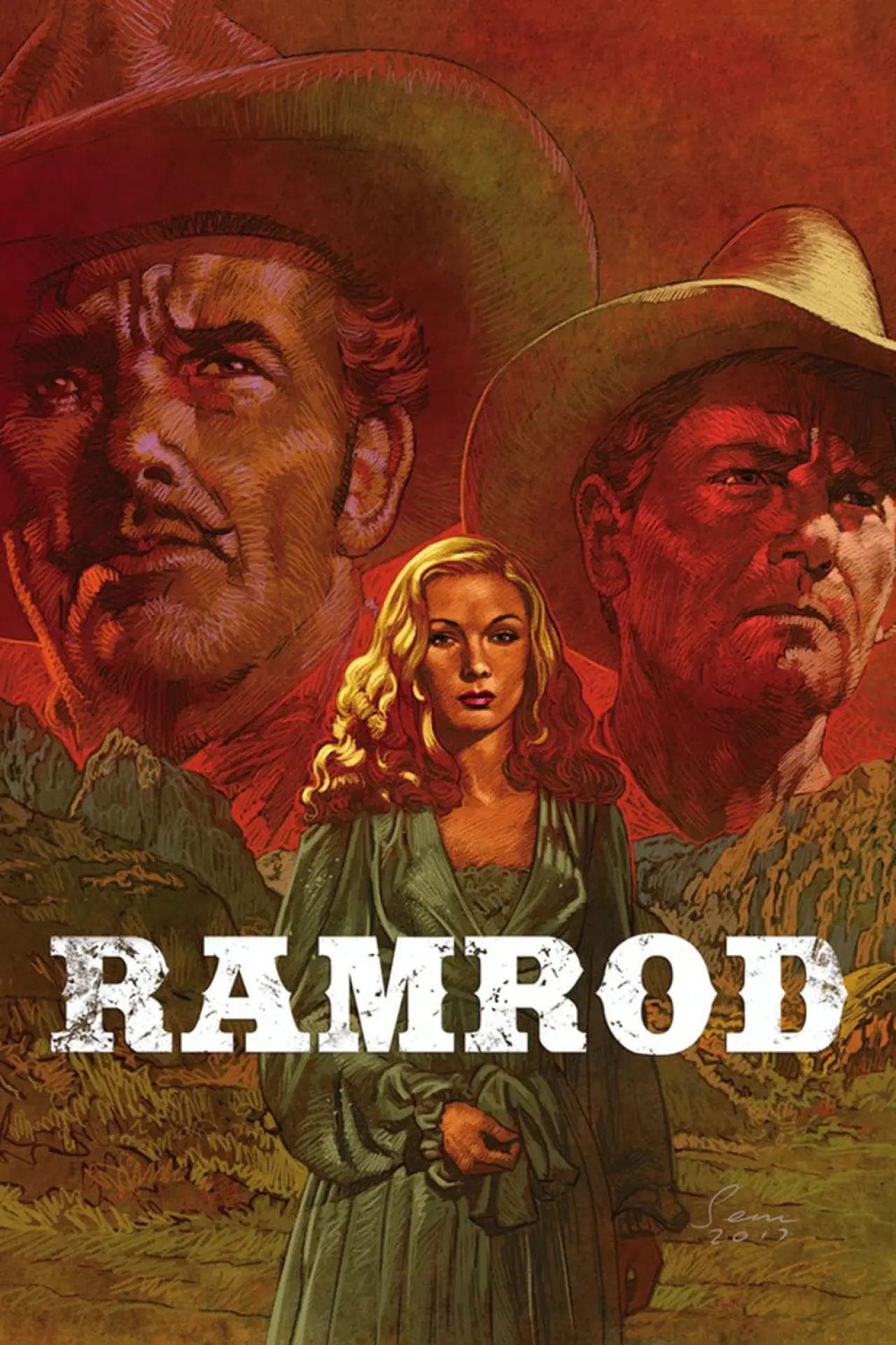 Plakat filmowy "Ramrod"