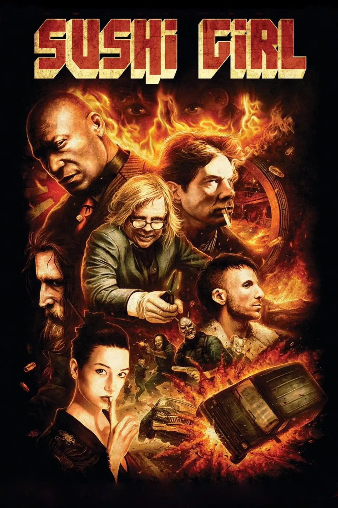 Plakat filmowy "Dziewczyna z sushi"