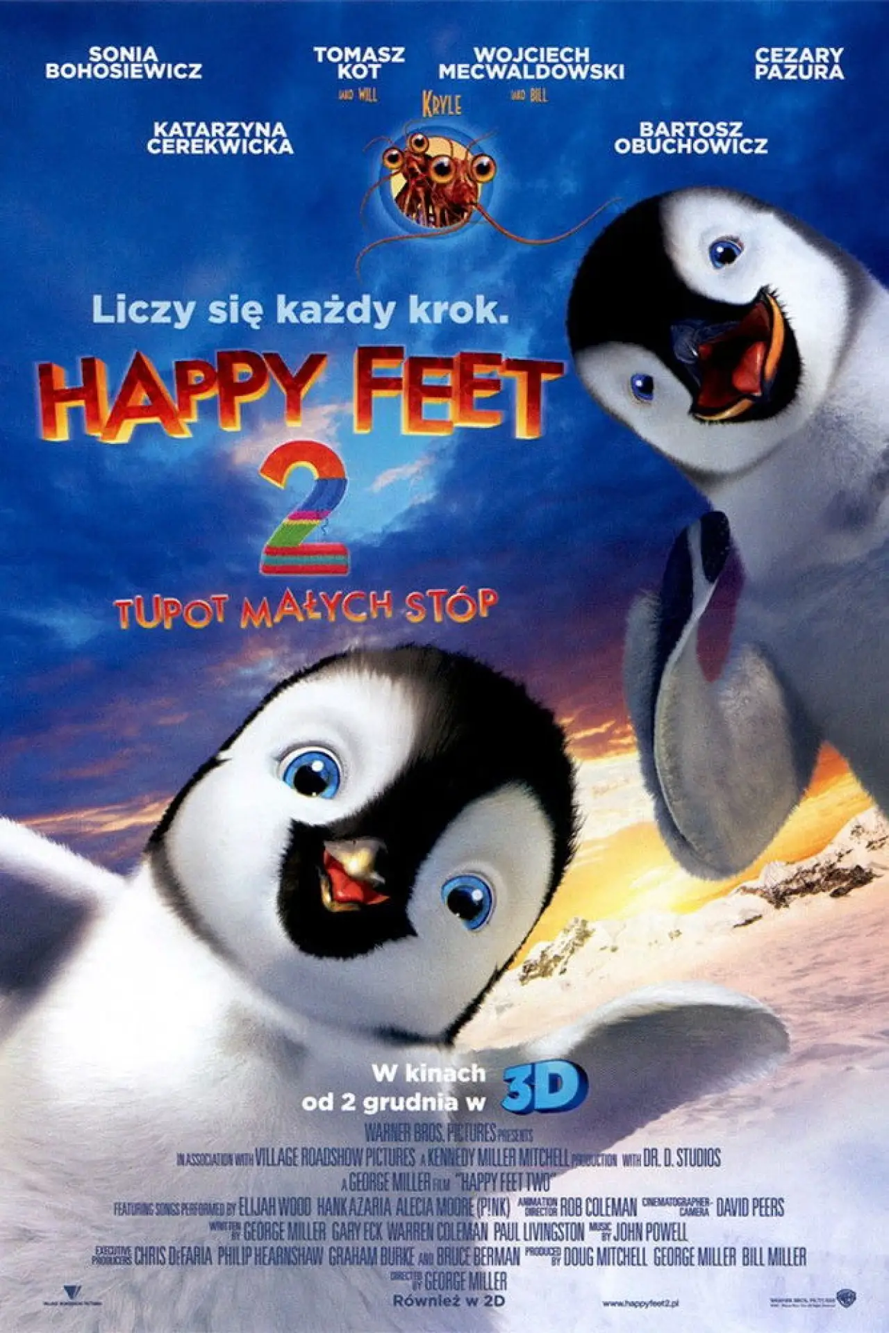 Plakat filmowy "Happy Feet: Tupot małych stóp 2"