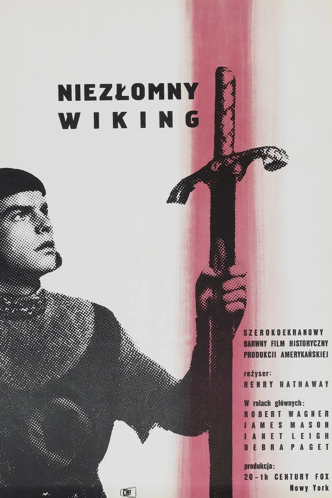 Plakat filmowy "Niezłomny wiking"